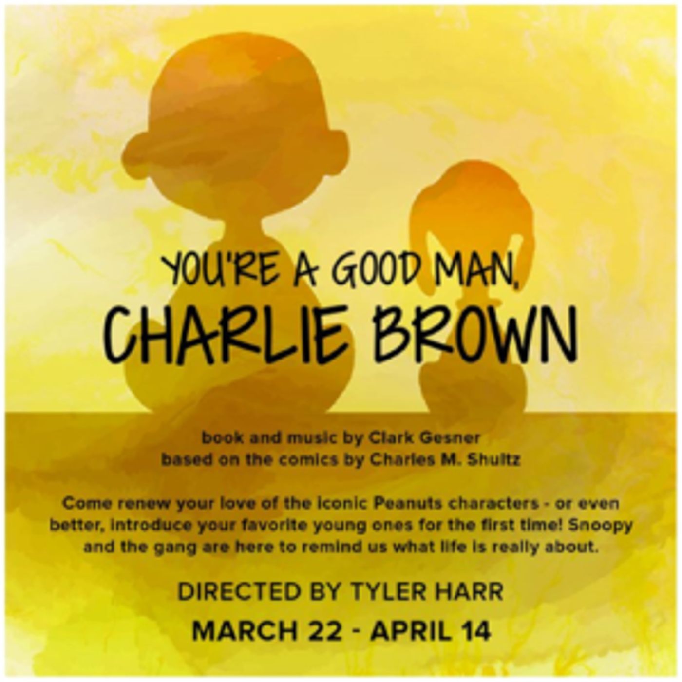 Centerstage Theatre To Present YOU'RE A GOOD MAN, CHARLIE BROWN  Image