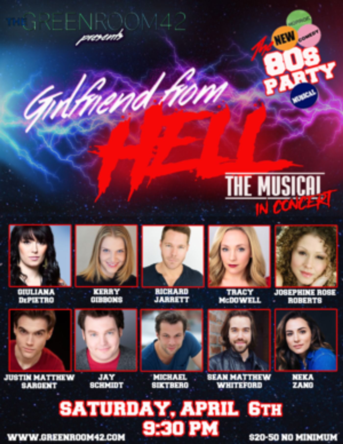 GIRLFRIEND FROM HELL: The Musical To Play Green Room 42  Image