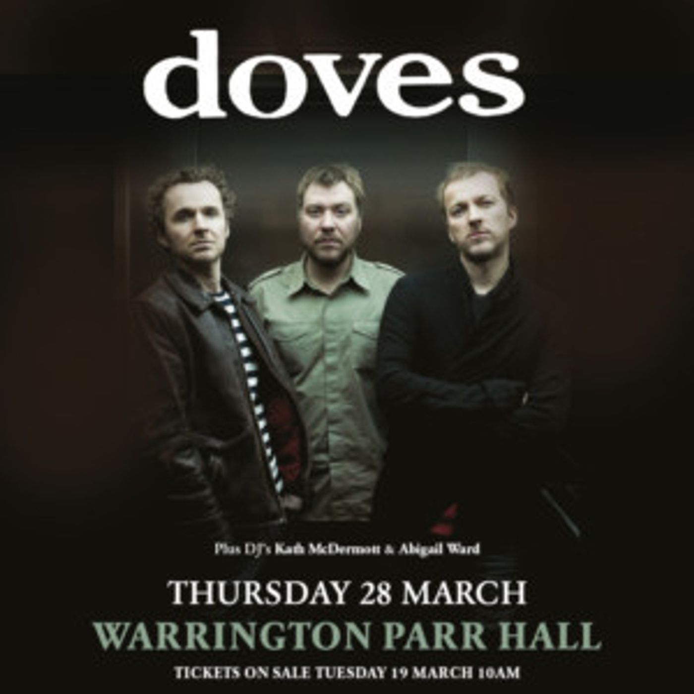 Doves Announce Warm-up Gig At Parr Hall Before Playing Royal Albert Hall  Image