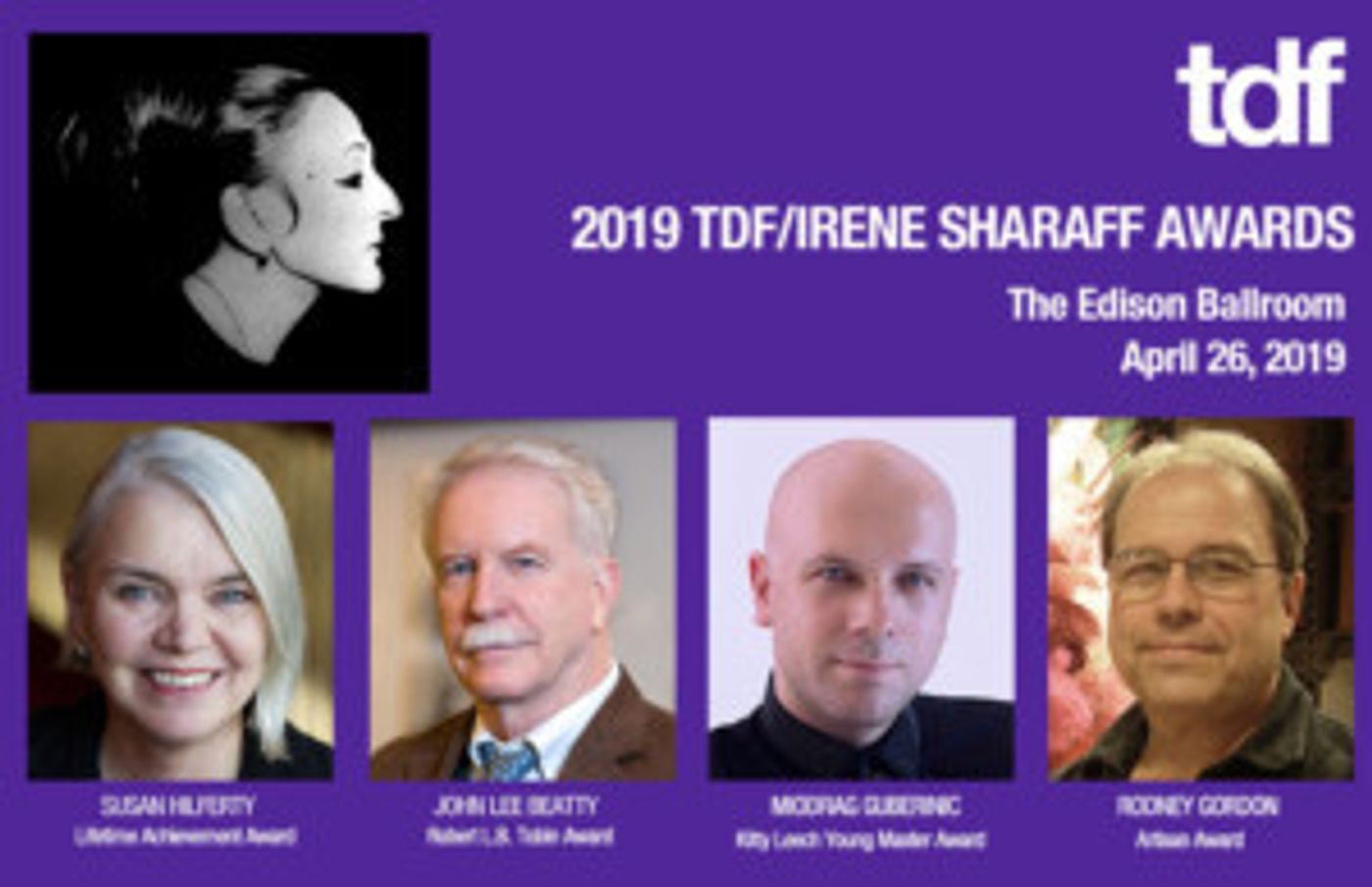 Susan Hilferty, John Lee Beatty, and More Among TDF Irene Sharaff Awardees  Image