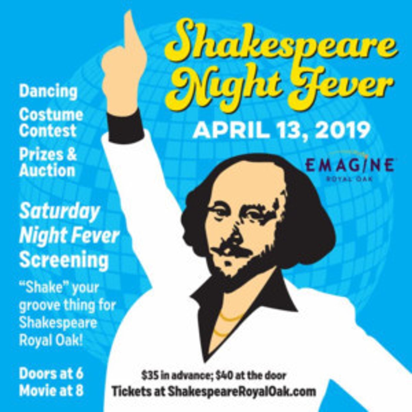 Shakespeare Royal Oak To Host Fundraiser Screen Of SATRUDAY NIGHT FEVER  Image