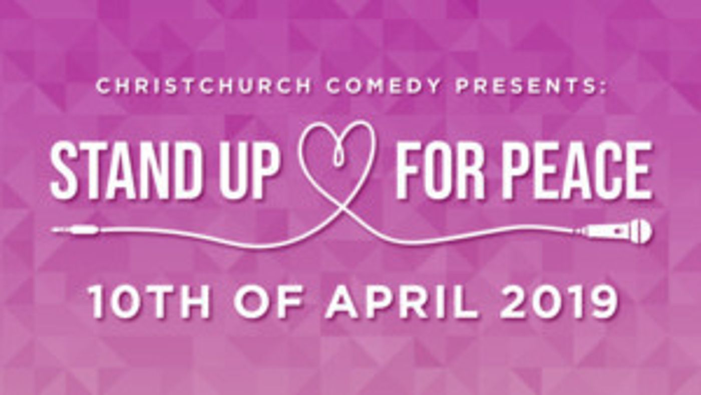 New Zealand Comedians to STAND UP FOR PEACE  Image