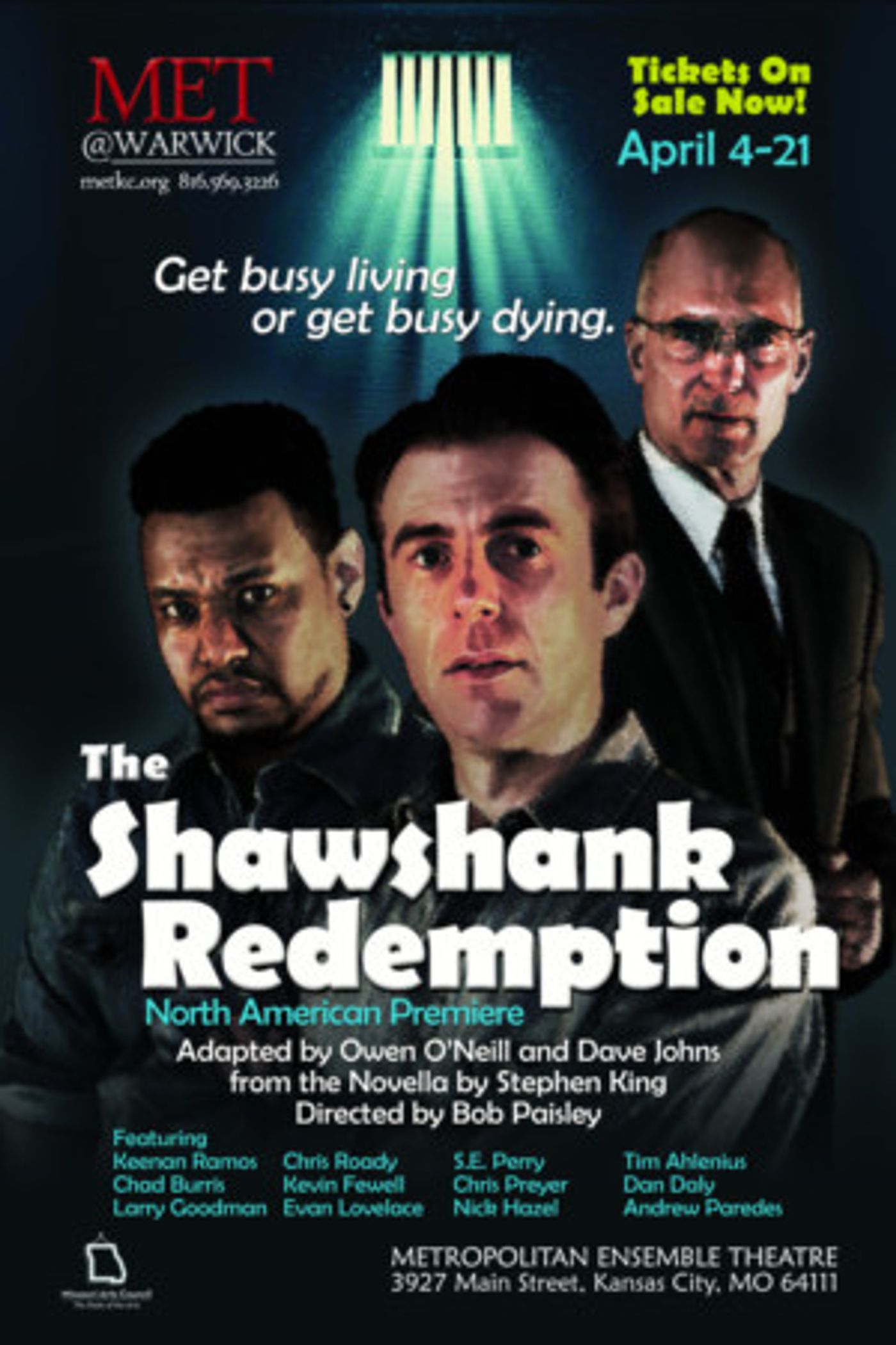 Metropolitan Ensemble Theatre Welcomes the North American Premiere of THE SHAWSHANK REDEMPTION  Image