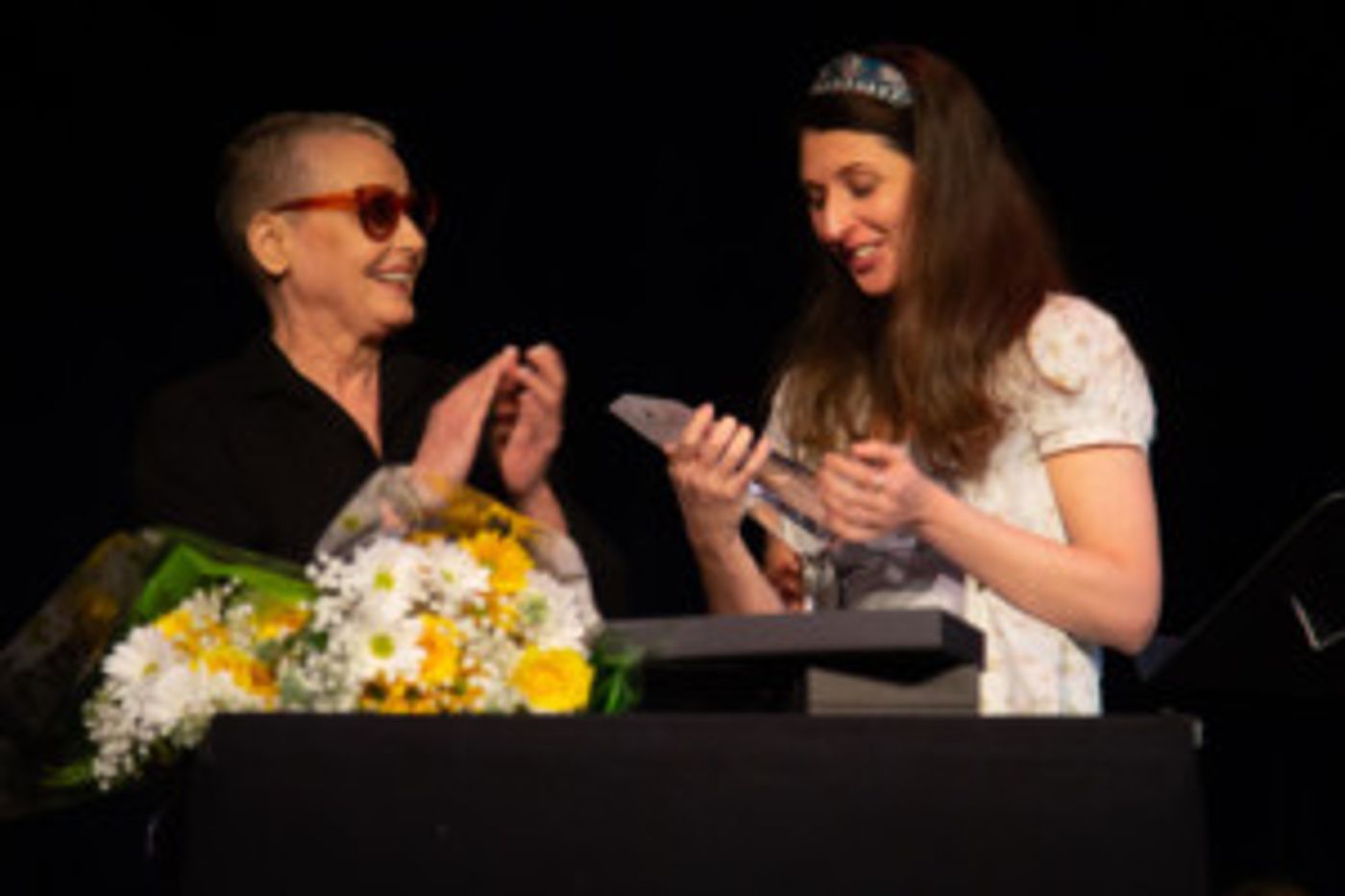 Ashley Griffin and Lori Petty Receive Award For Their Work On Hit Play TRIAL And Its Advocacy Impact  Image
