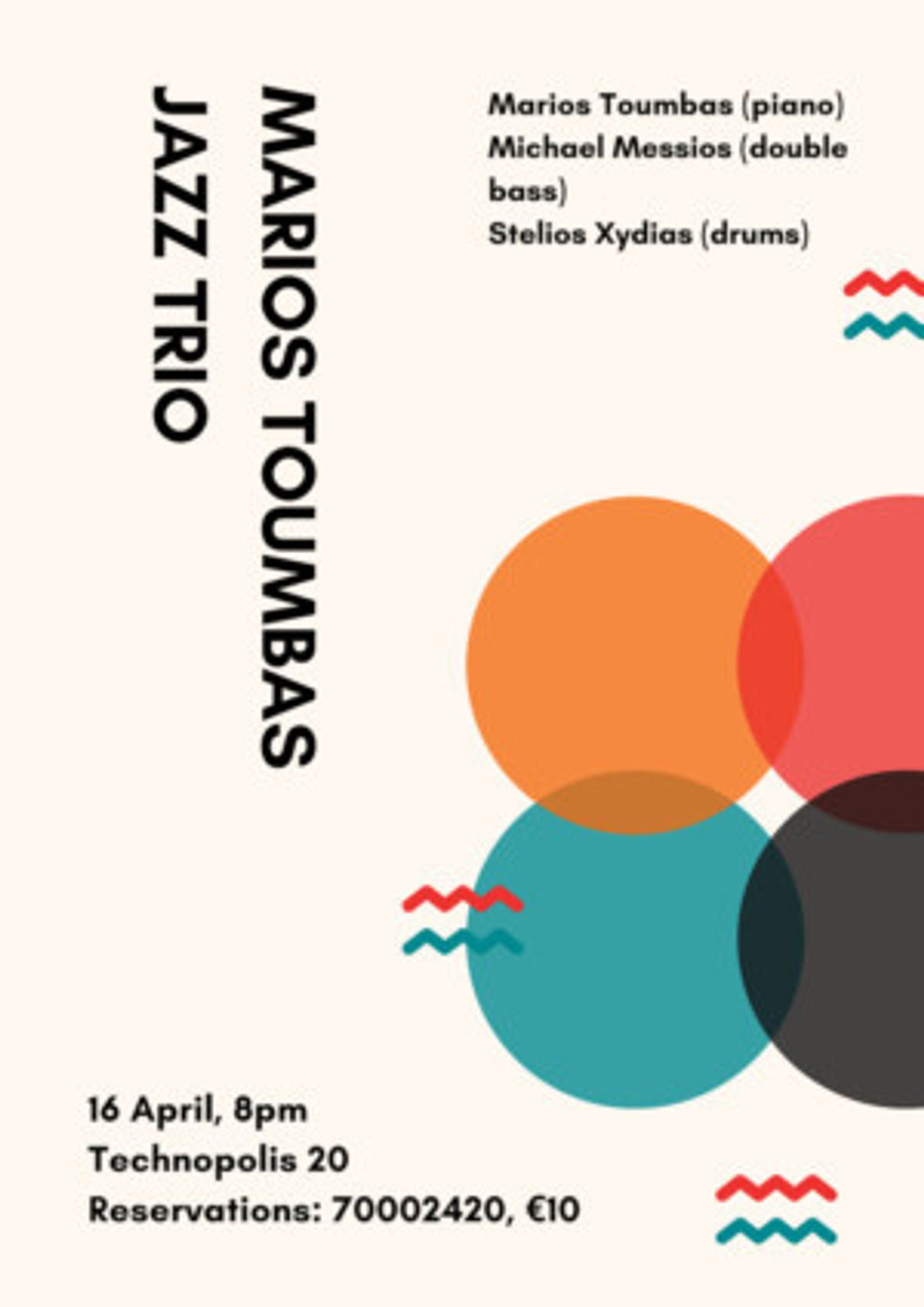 The Marios Toumbas Jazz Trio Come to Technopolis 20  Image