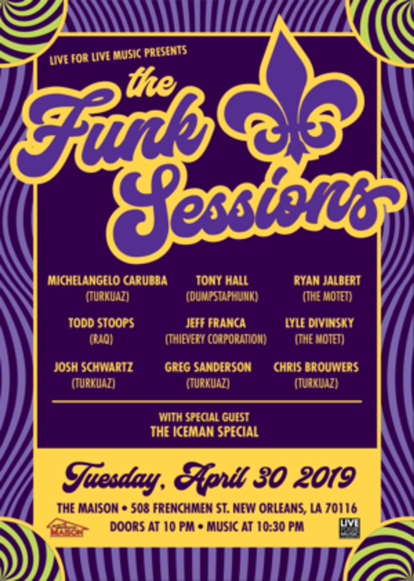 New Orleans Edition Of The Funk Sessions To Take Place Between Jazz Fest Weekends  Image