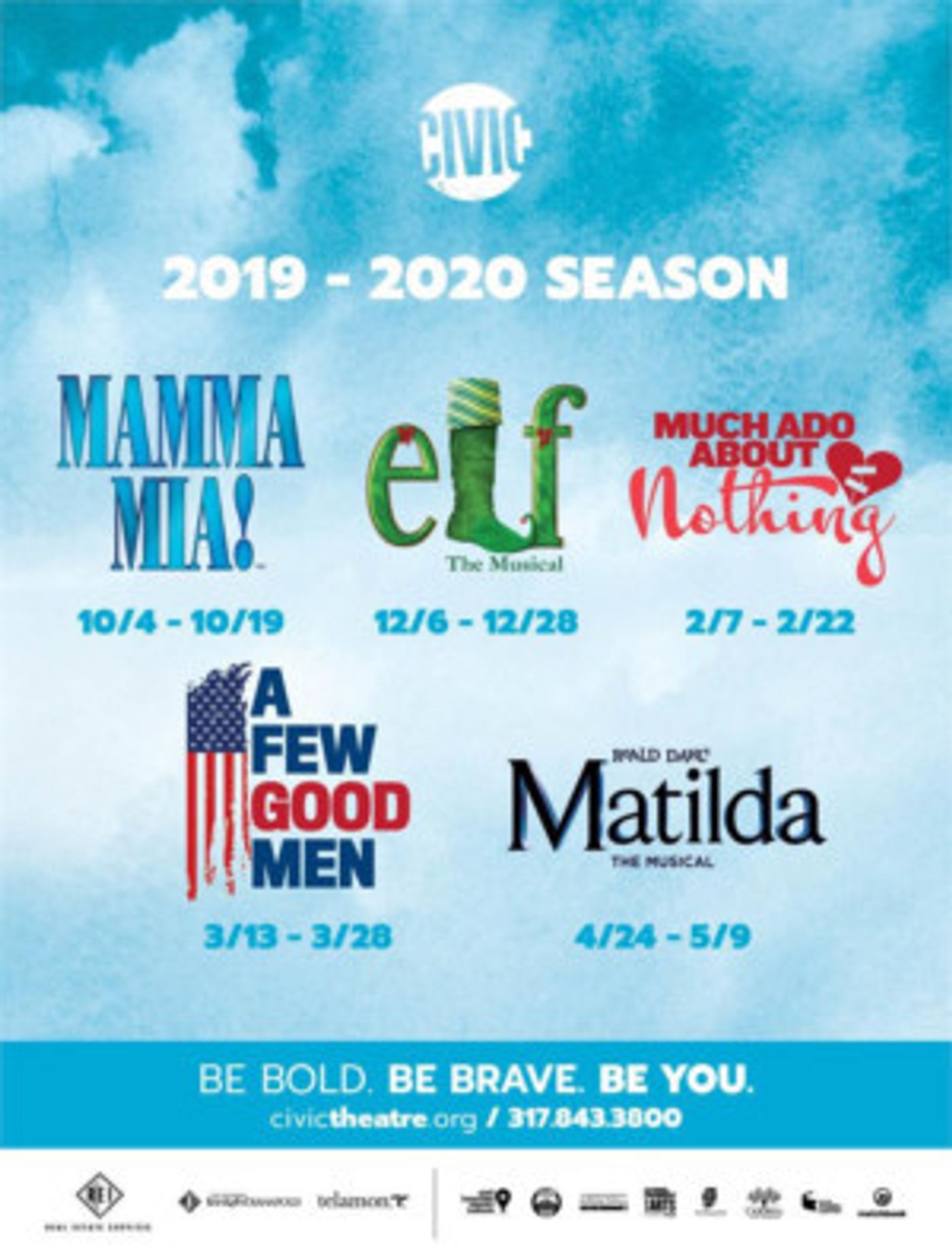 Civic Theatre Announces 2019-2020 Season  Image