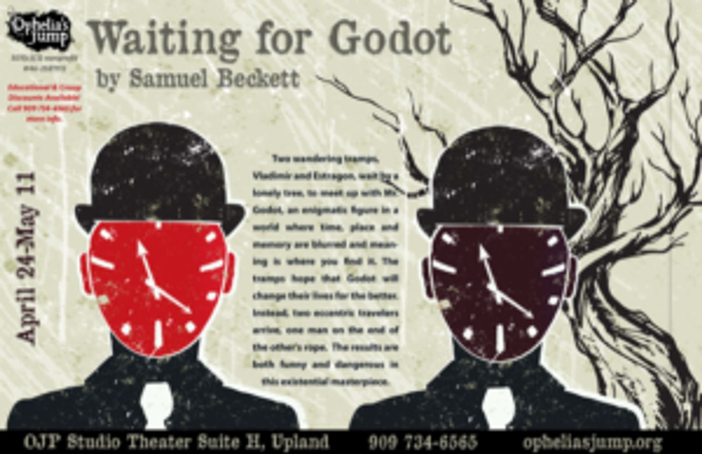 Ophelia's Jump Presents WAITING FOR GODOT  Image