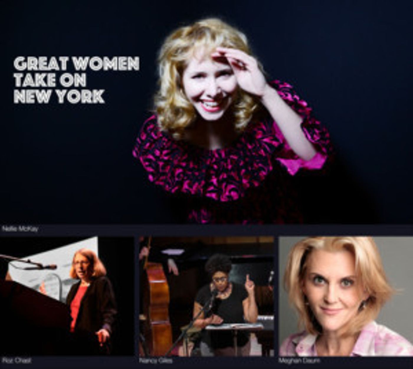 Great Women Take New York In LIVE FROM MERKIN HALL it's IN YOUR FACE - NEW YORK  Image