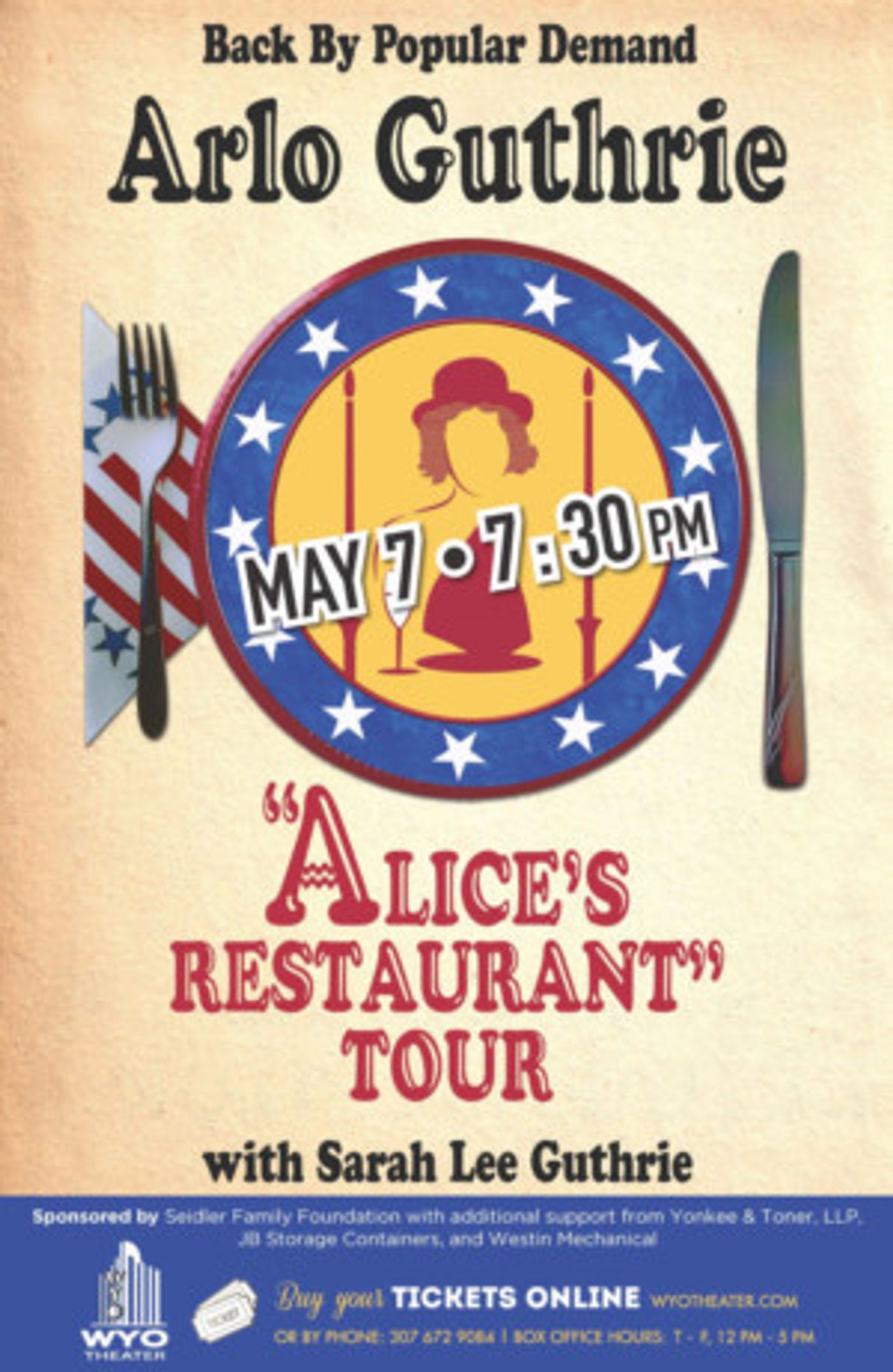 Arlo Guthrie Comes to WYO Theater  Image