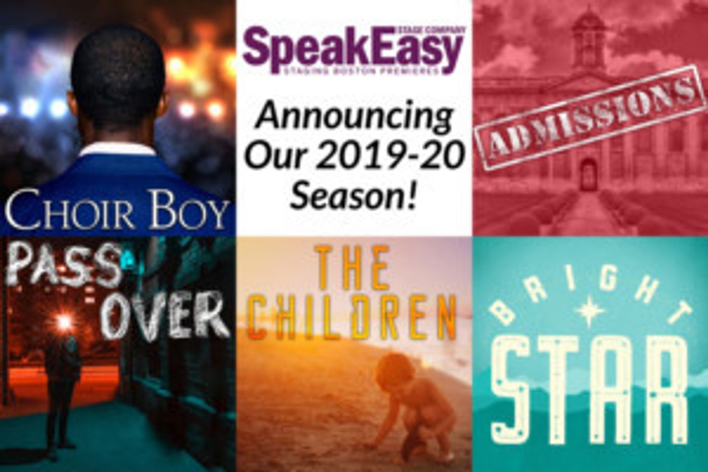Announcing SpeakEasy Stage Company's 2019-2020 Season  Image