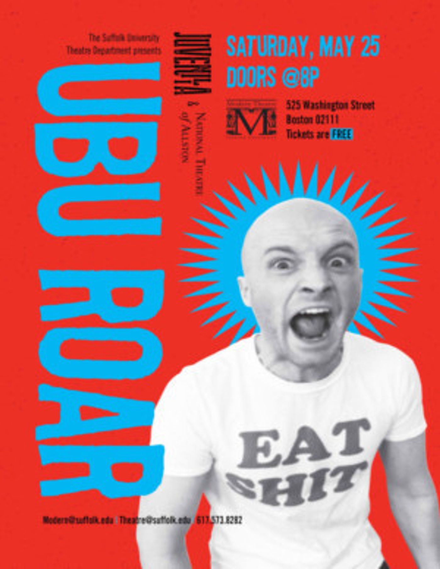 The Suffolk University Theatre Department Presents UBU ROAR  Image