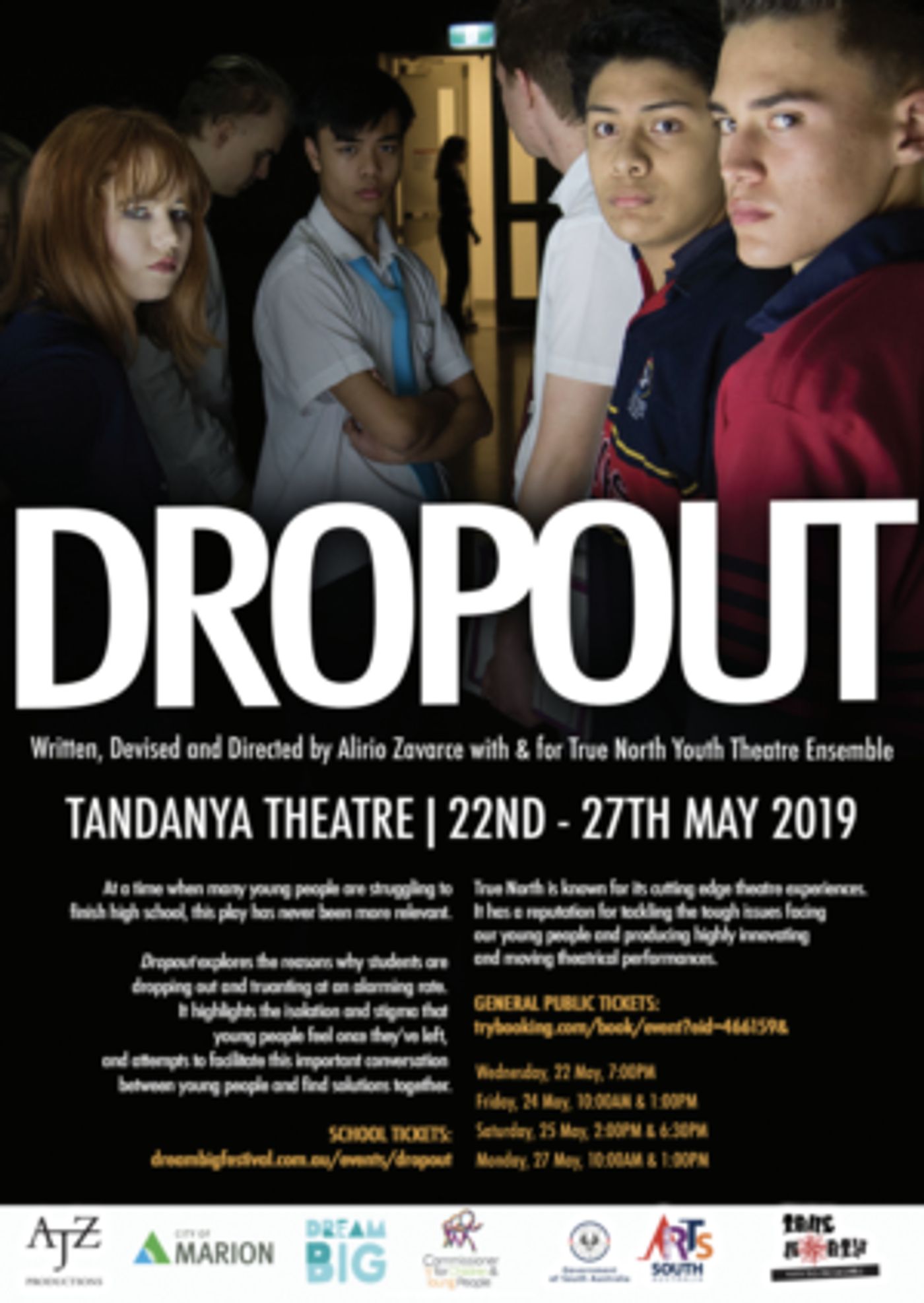 True North Youth Theatre Ensemble Present DROPOUT  Image