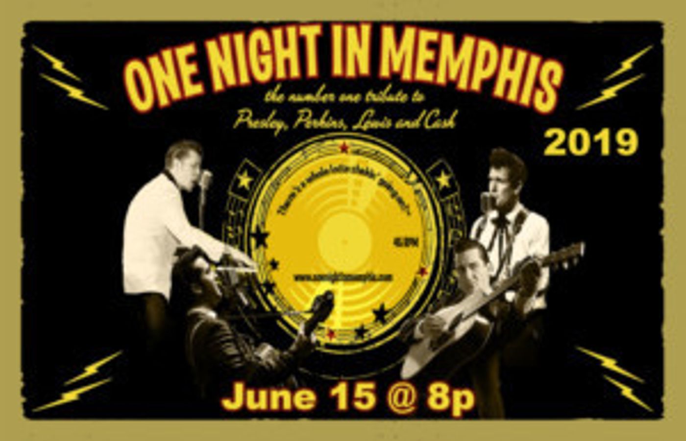 ONE NIGHT IN MEMPHIS Returns To Raue Center  Image