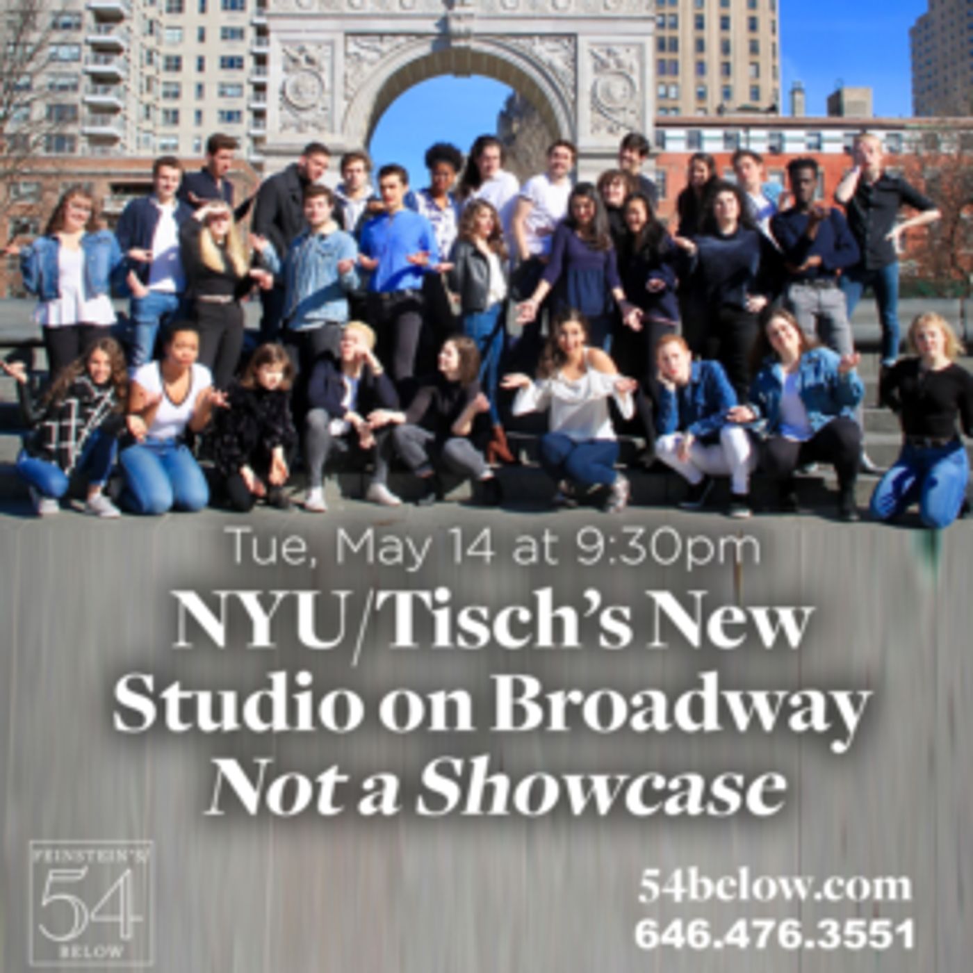 Feinstein's/54 Below Hosts NYU Tisch's NOT A SHOWCASE  Image