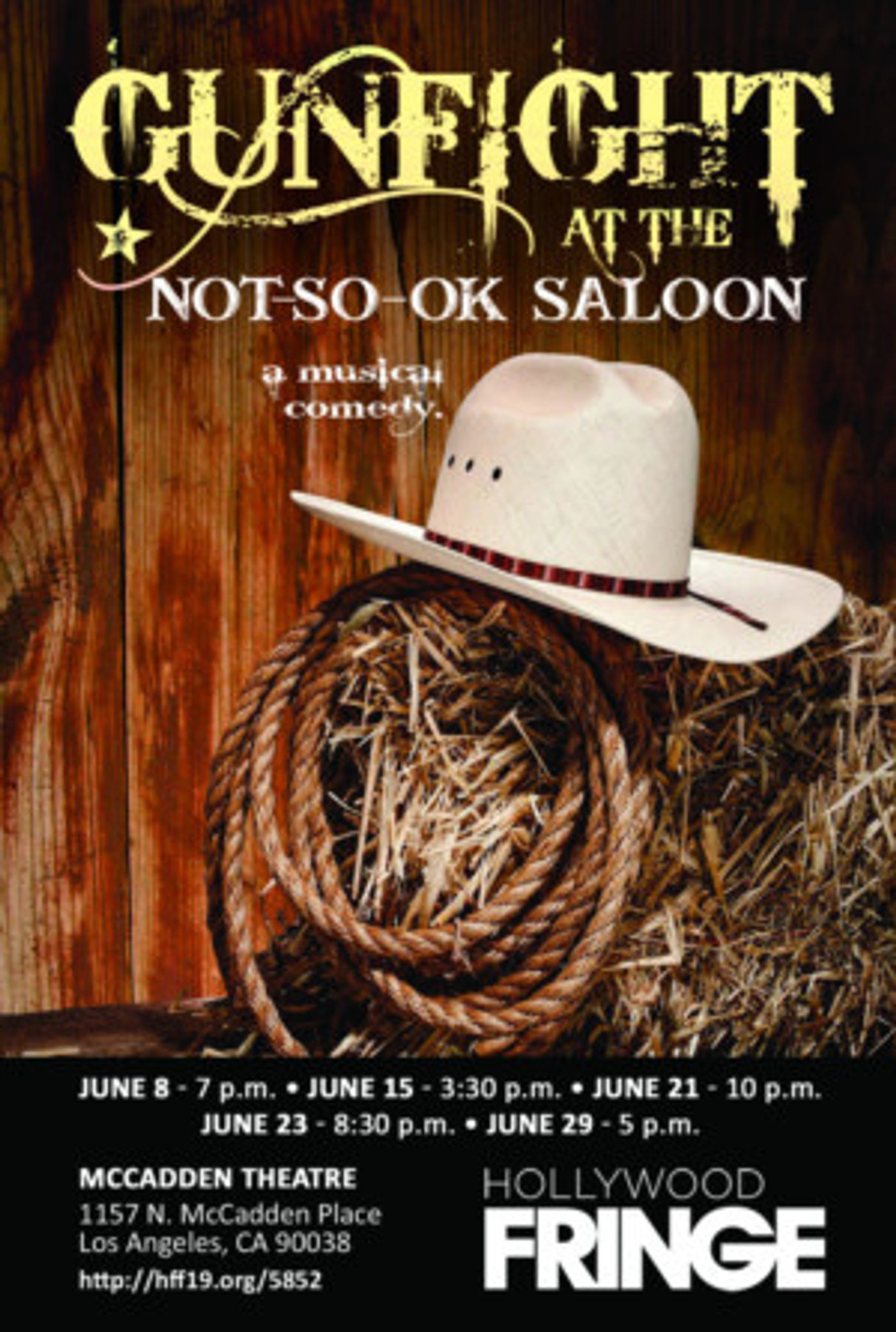 GUNFIGHT AT THE NOT-SO-OK SALOON Comes to the Hollywood Fringe Festival  Image