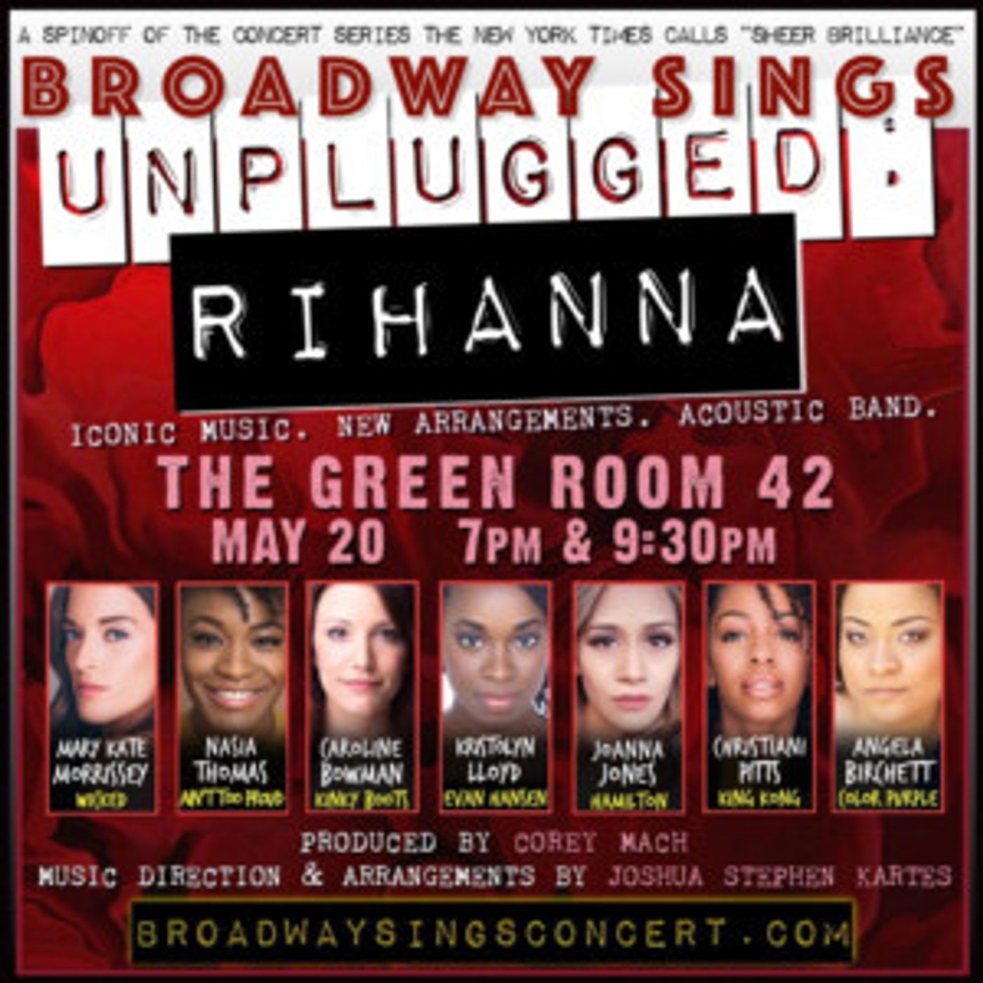 Caroline Bowman, Mary Kate Morrissey, Christiani Pitts & More Join BROADWAY SINGS RIHANNA: UNPLUGGED  Image