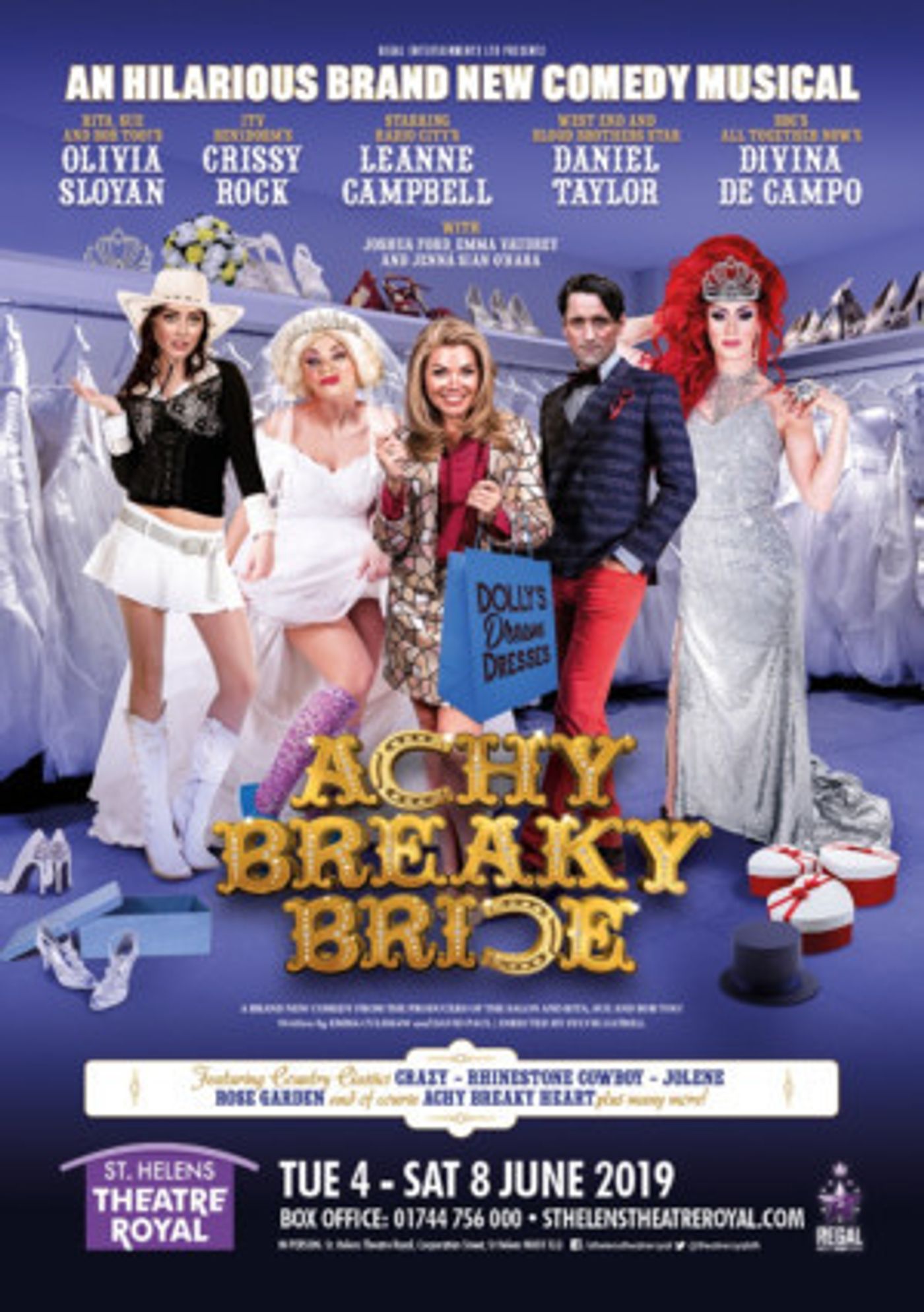 Brand New Comedy Musical ACHY BREAKY BRIDE Comes To St Helens Next Month  Image