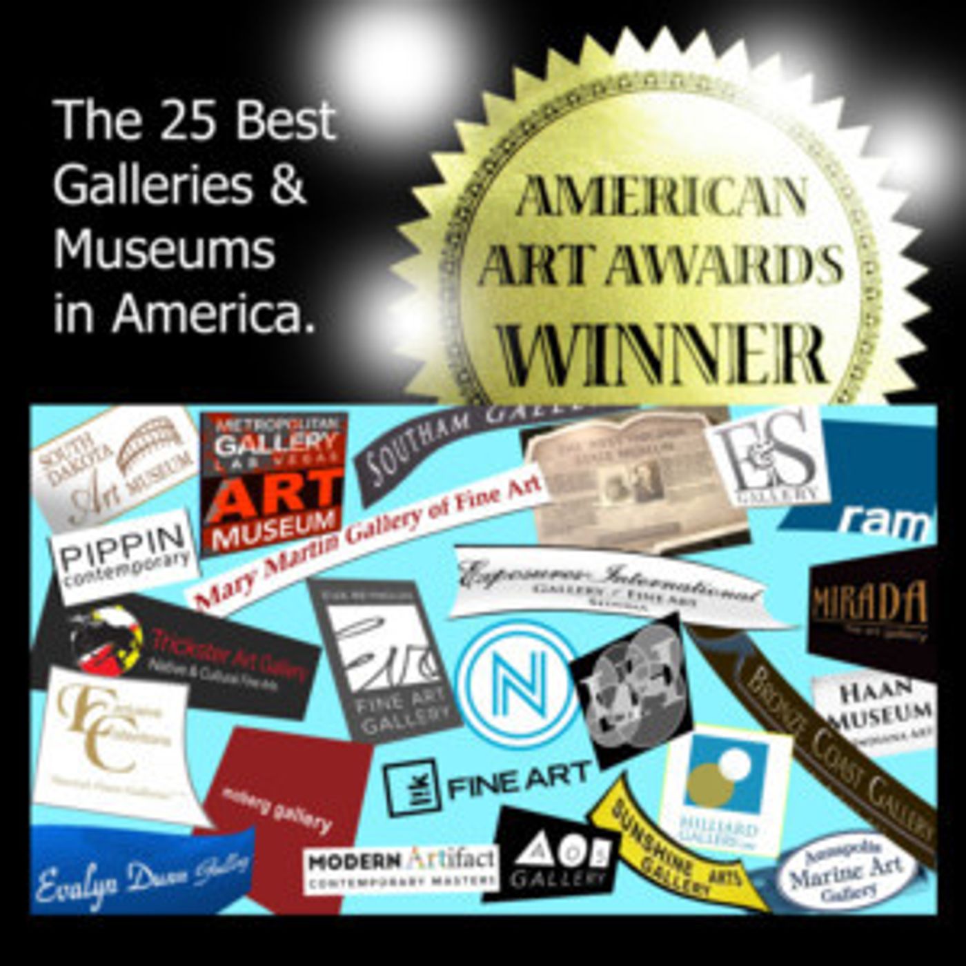 American Art Awards Announces The 25 Best Galleries & Museums For 2019  Image