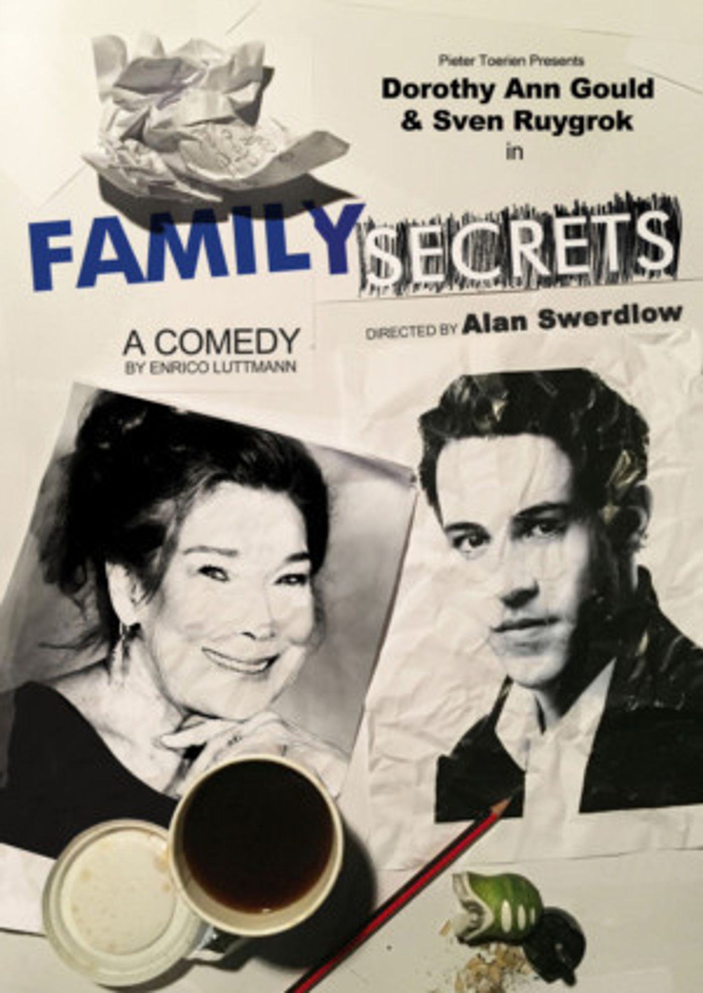 Pieter Toerien Presents New Comedy, FAMILY SECRETS  Image