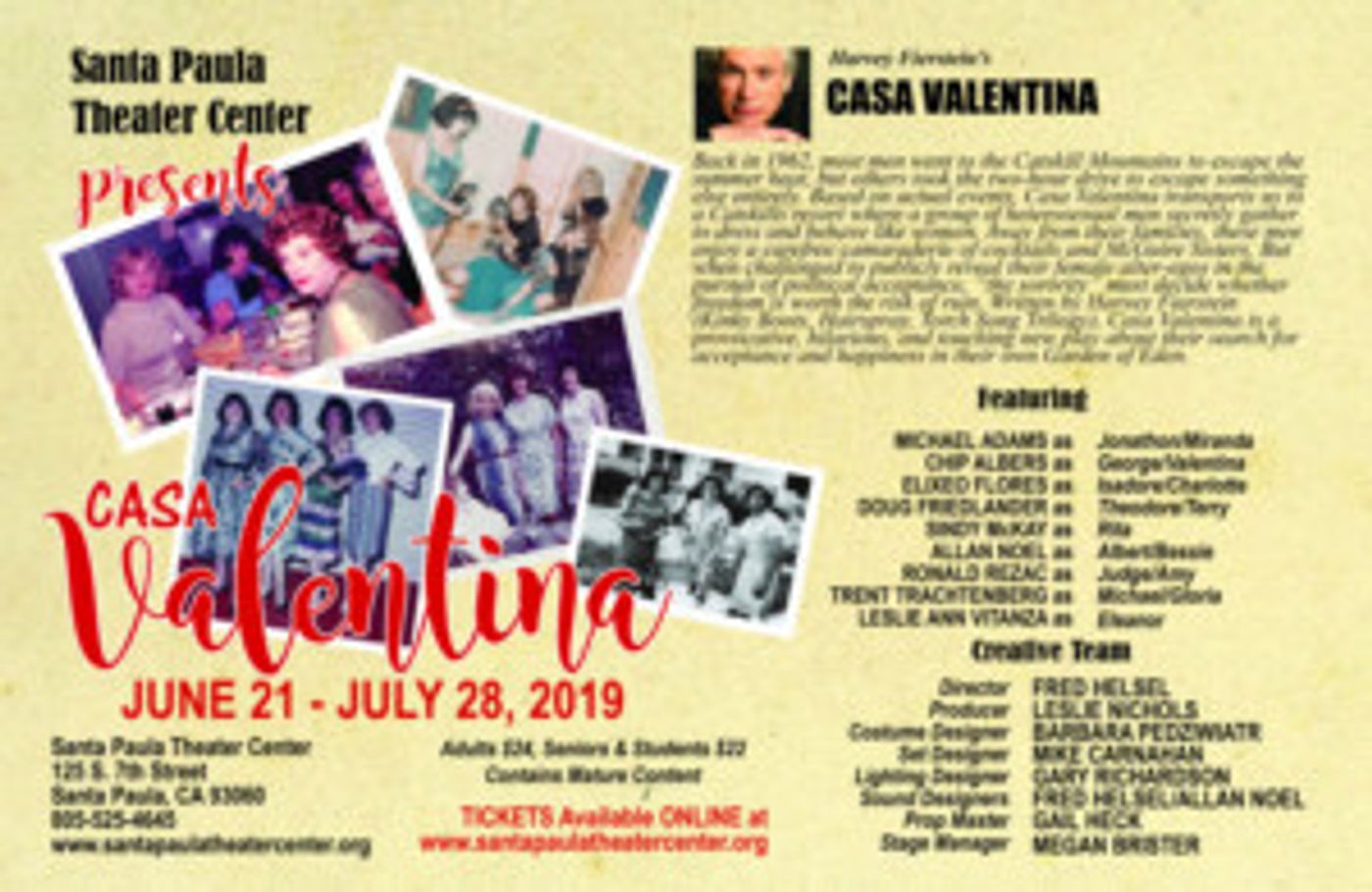 CASA VALENTINA Takes The Stage At Santa Paula Theater Center  Image