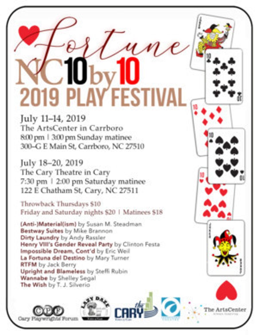 Cary Playwrights' Forum & OdysseyStage Host 10-Minute Play Festival Image