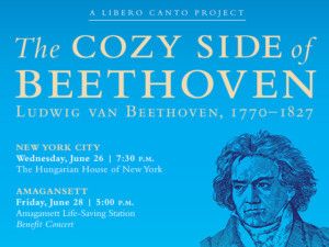 Beethoven Vocal Concerts Set for Long Island And Manhattan  Image