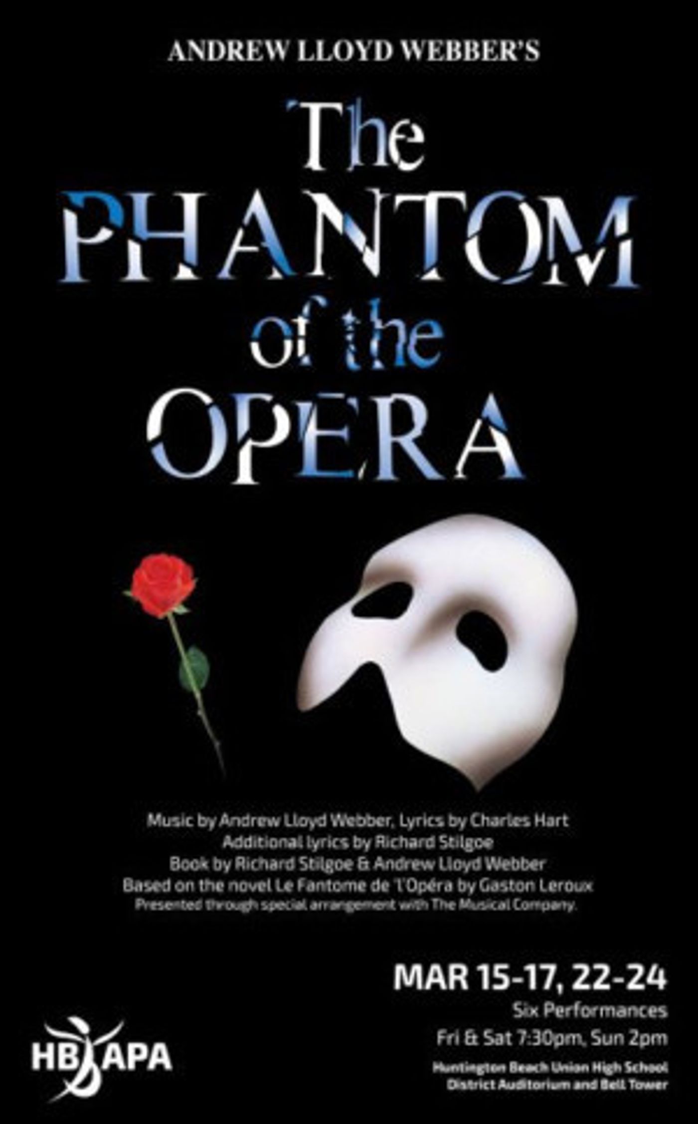 APA To Present THE PHANTOM OF THE OPERA This March  Image