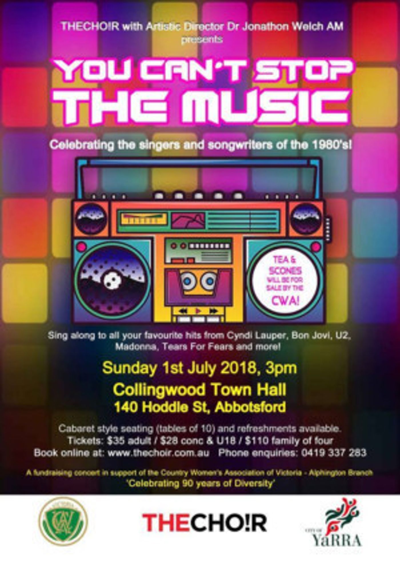 You Can't Stop The Music - THECHO!R Celebrates The Singers & Songwriters From The 1980's  Image