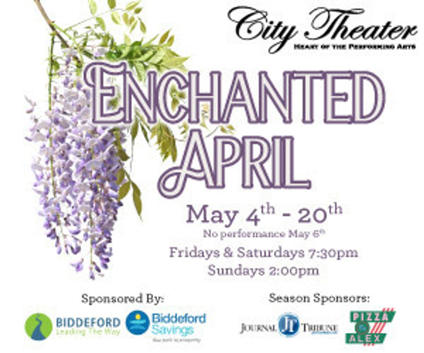 City Theater Presents ENCHANTED APRIL, A Romantic Comedy By Matthew Barber  Image