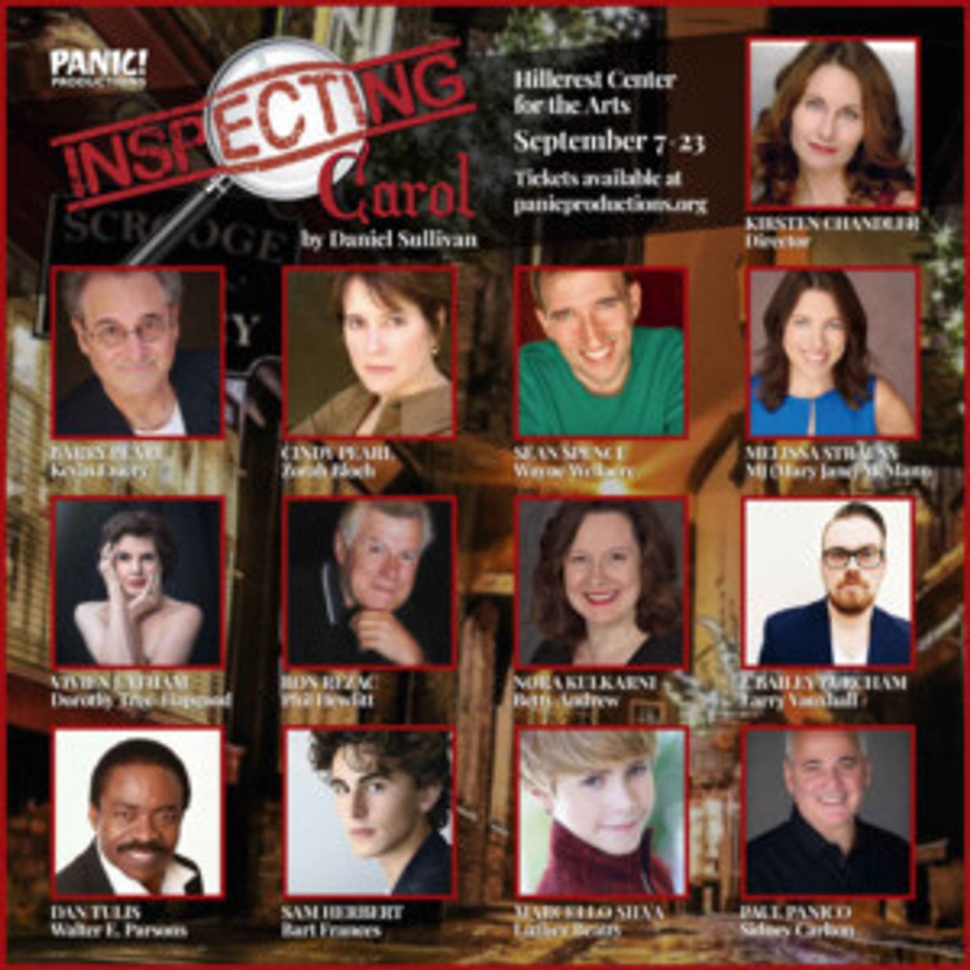 Panic! Productions Presents INSPECTING CAROL By Daniel Sullivan  Image