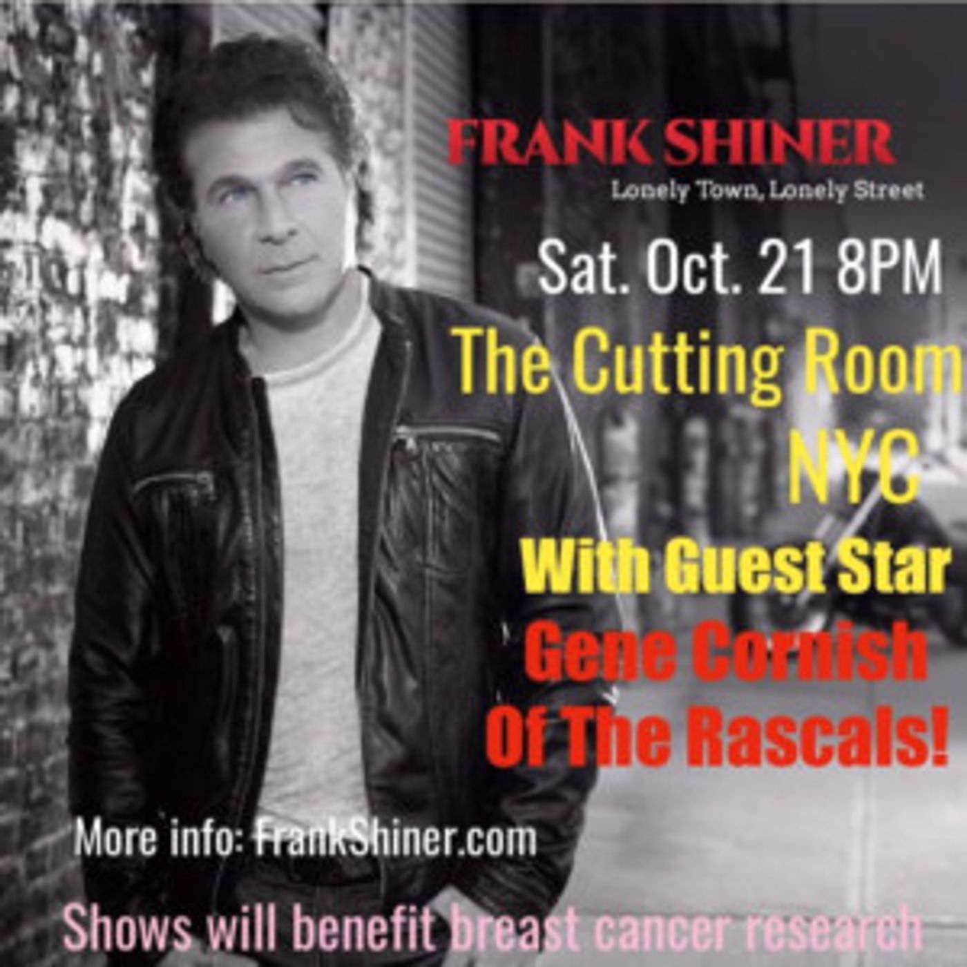 Frank Shiner Will Perform to Support Breast Cancer Awareness at The Cutting Room  Image
