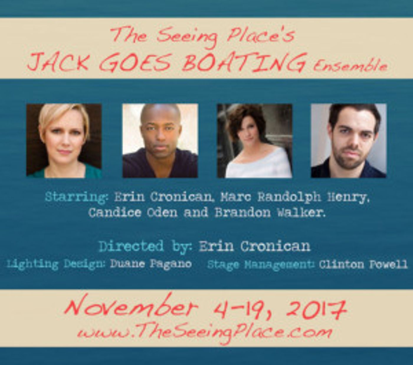 JACK GOES BOATING Begins Tonight at The Seeing Place Theater  Image