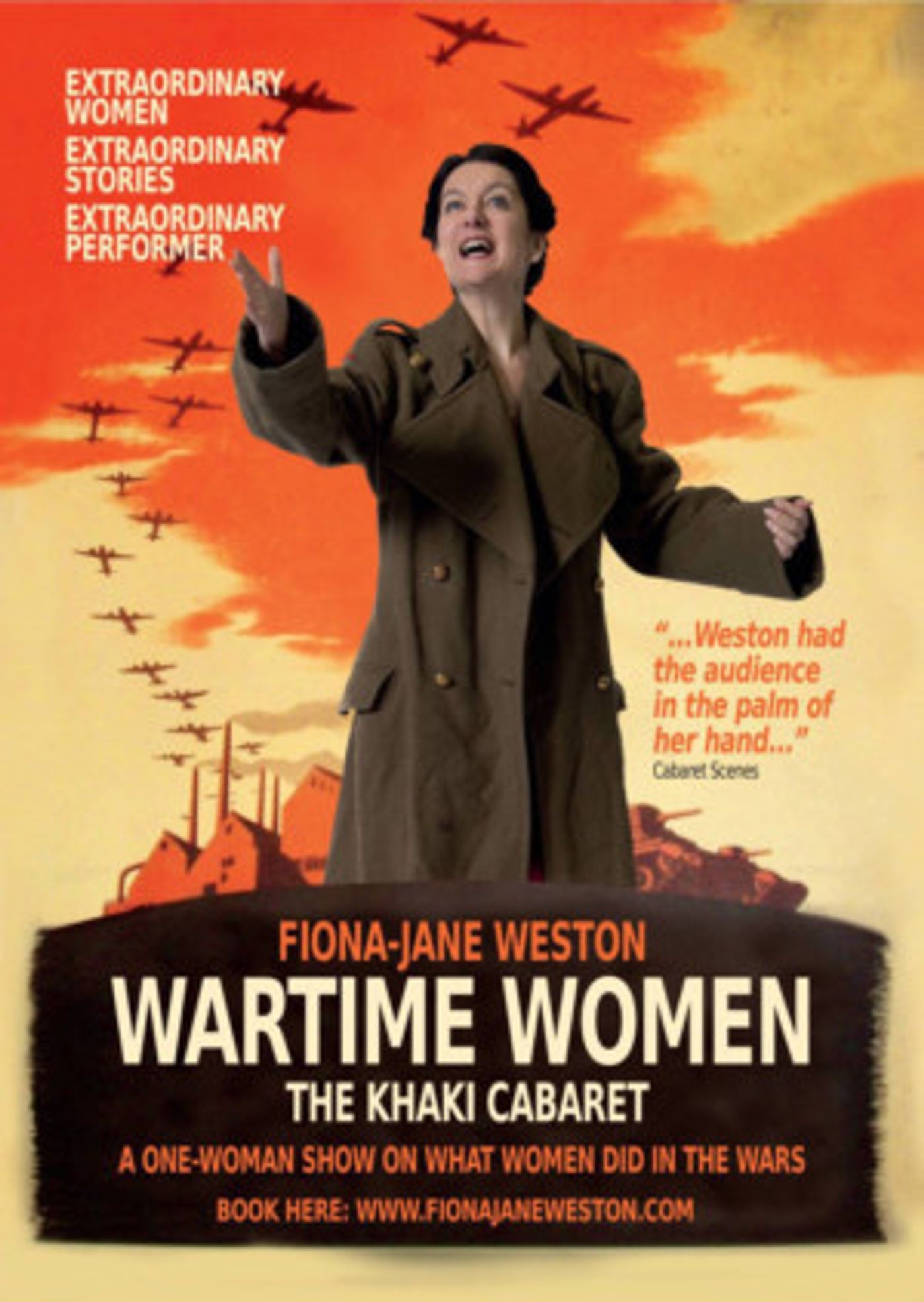 Historical Cabaret WARTIME WOMEN Comes To The King's Head Theatre On Armistice Day  Image