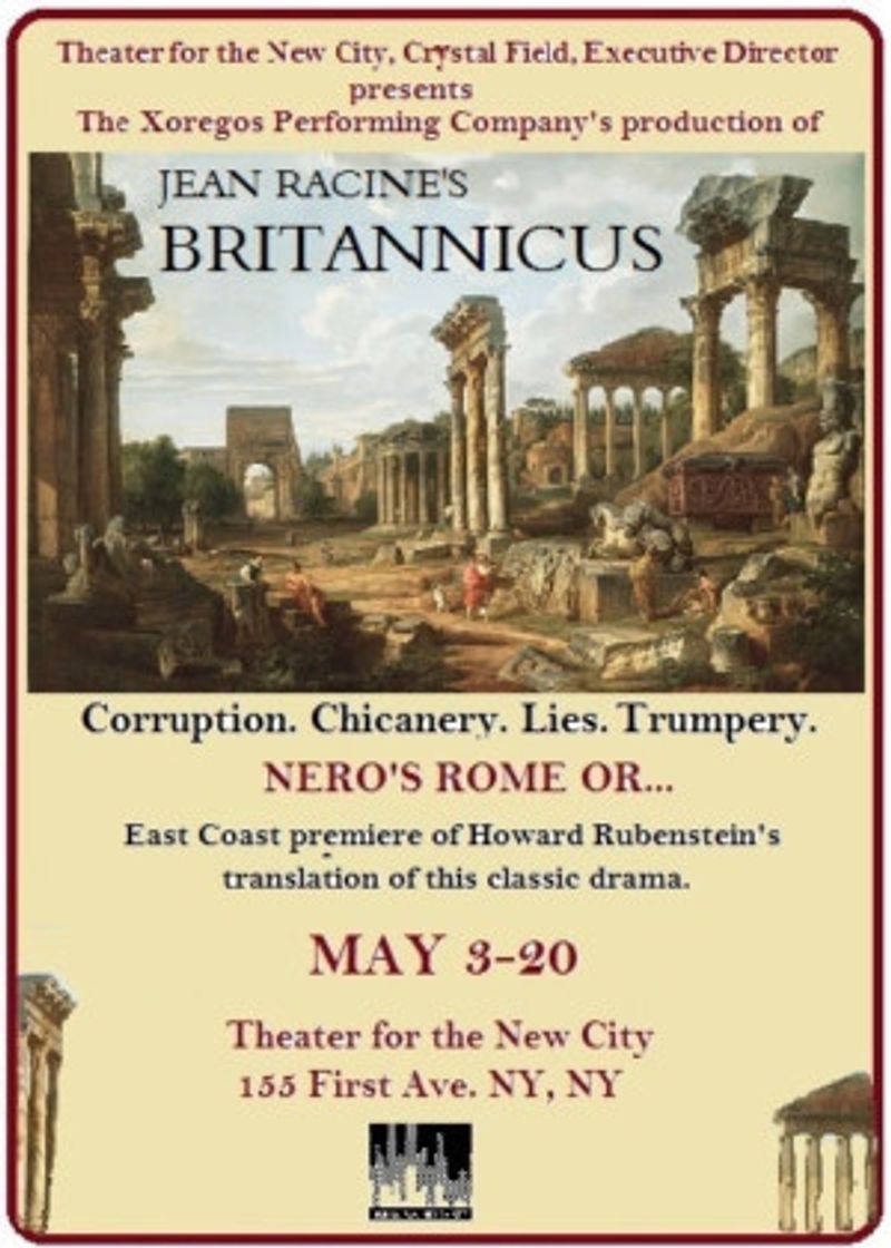 Theater For The New City Presents Racine's BRITANNICUS Image