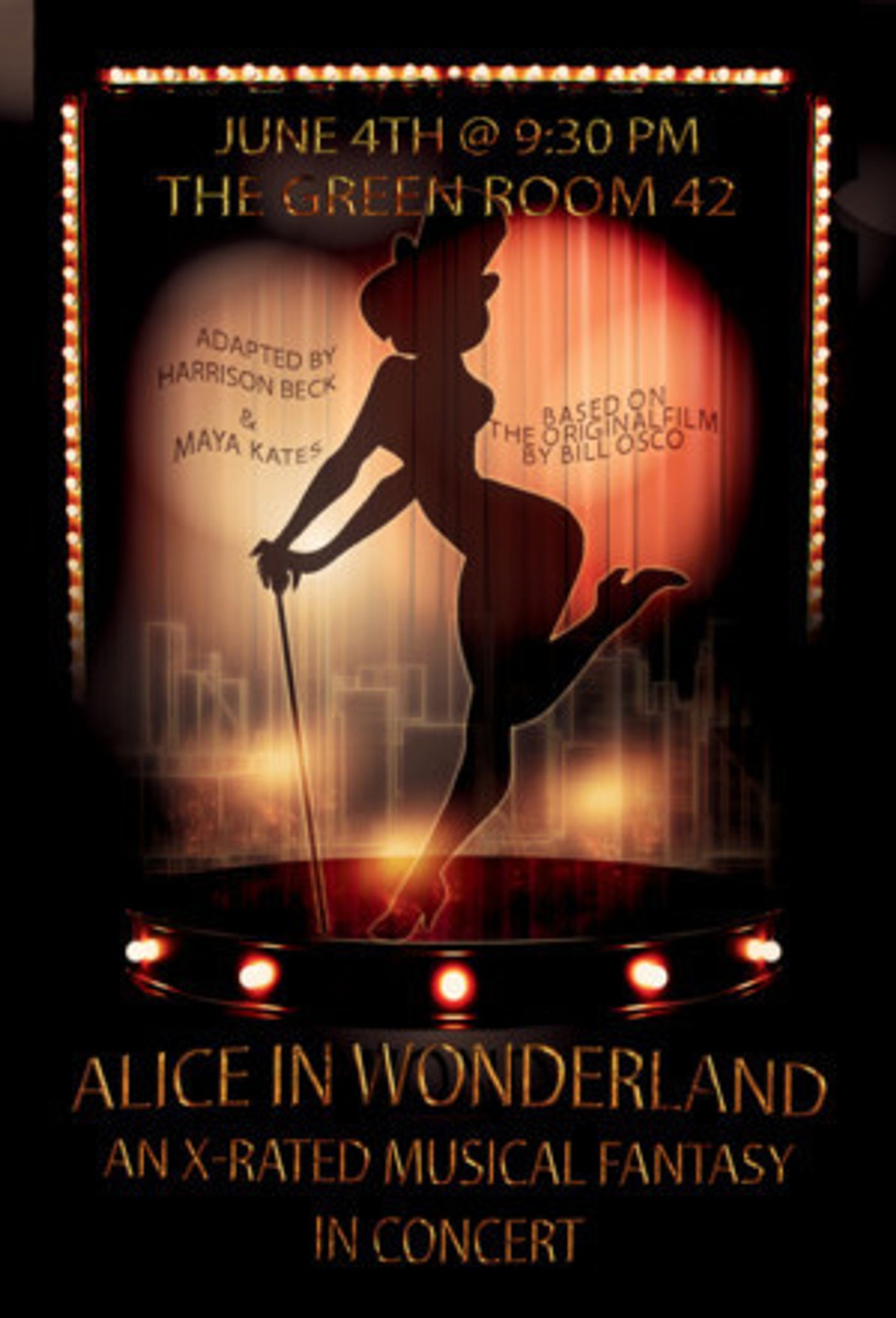 'Alice In Wonderland: An X-Rated Musical Fantasy In Concert' Debuts At The Green Room 42  Image