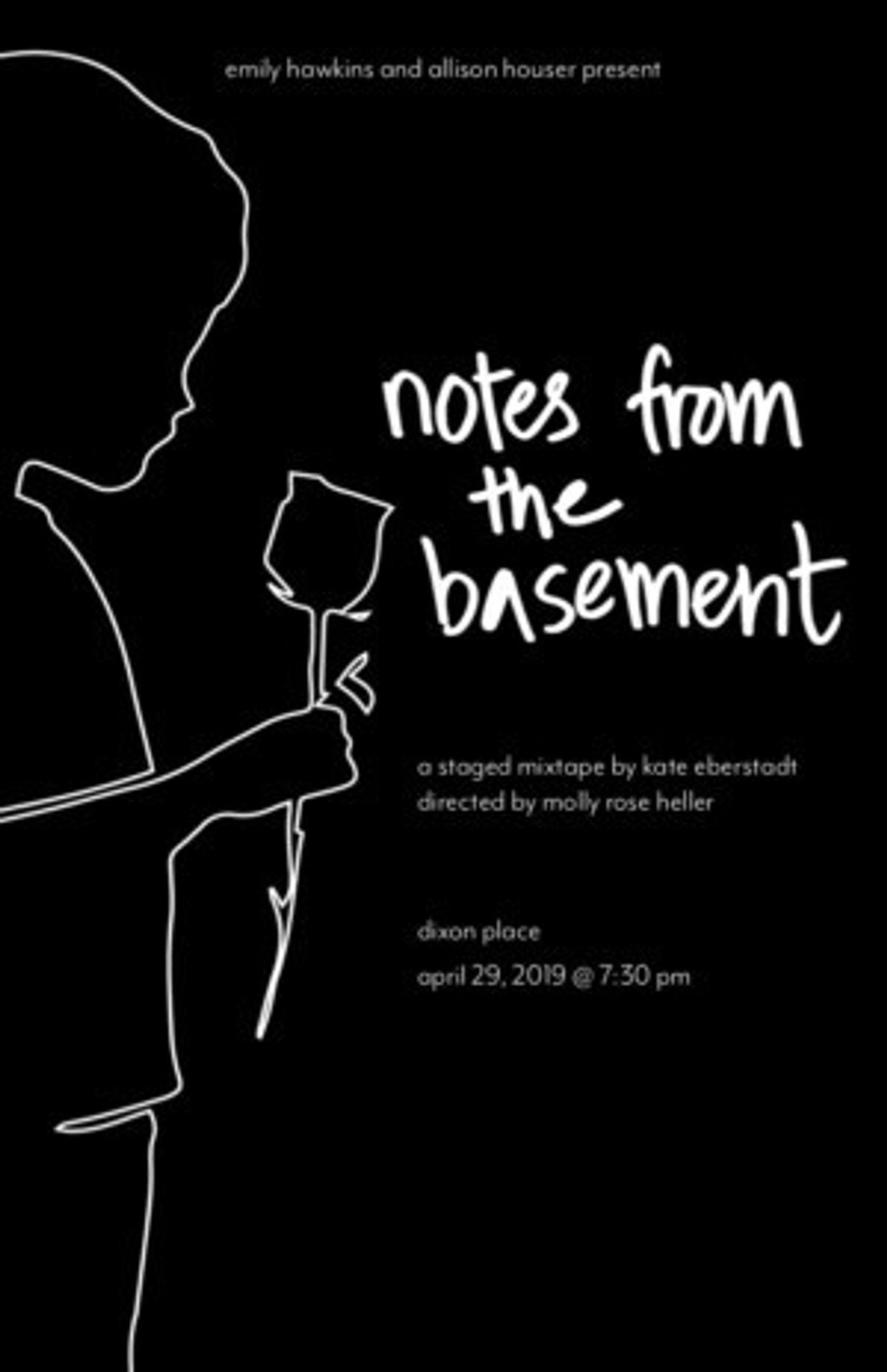 NOTES FROM THE BASEMENT to Play Dixon Place  Image