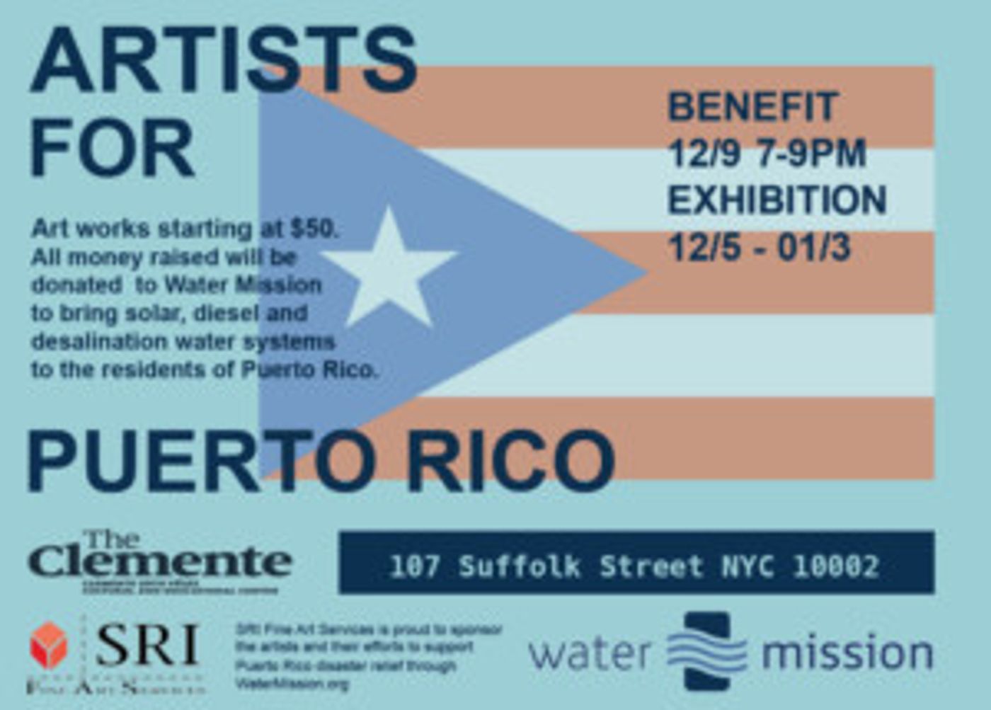ARTISTS FOR PUERTO RICO Benefit Set for The Clemente This December  Image