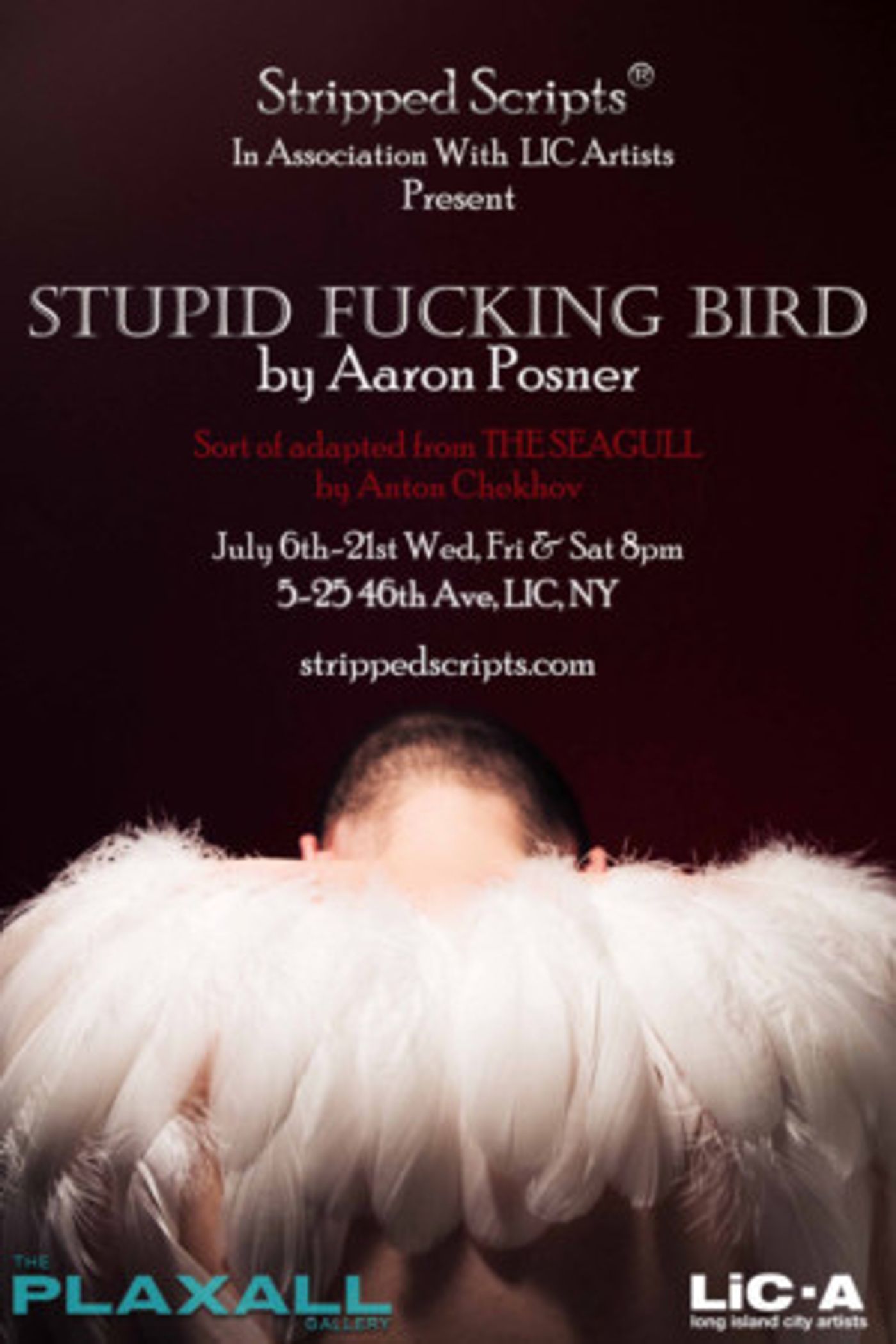 Stripped Scripts Presents STUPID F##CKING BIRD By Aaron Posner  Image