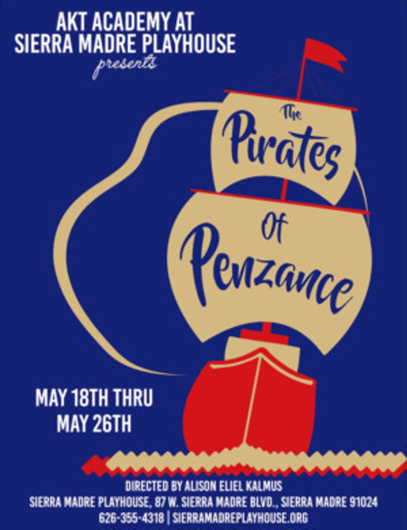 THE PIRATES OF PENZANCE Opens May 18 At Sierra Madre Playhouse  Image