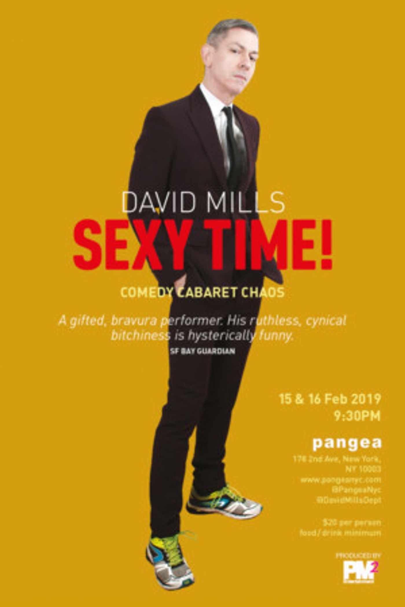 UK Comic David Mills Returns To Pangea In DAVID MILLS: SEXY TIME!  Image