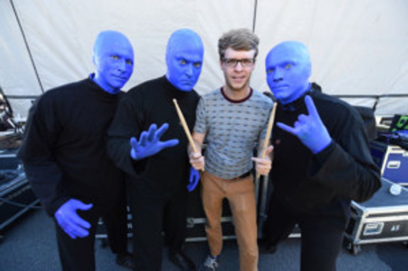 Tyler Pedersen Wins Blue Man Group Boston Drum-Off  Image