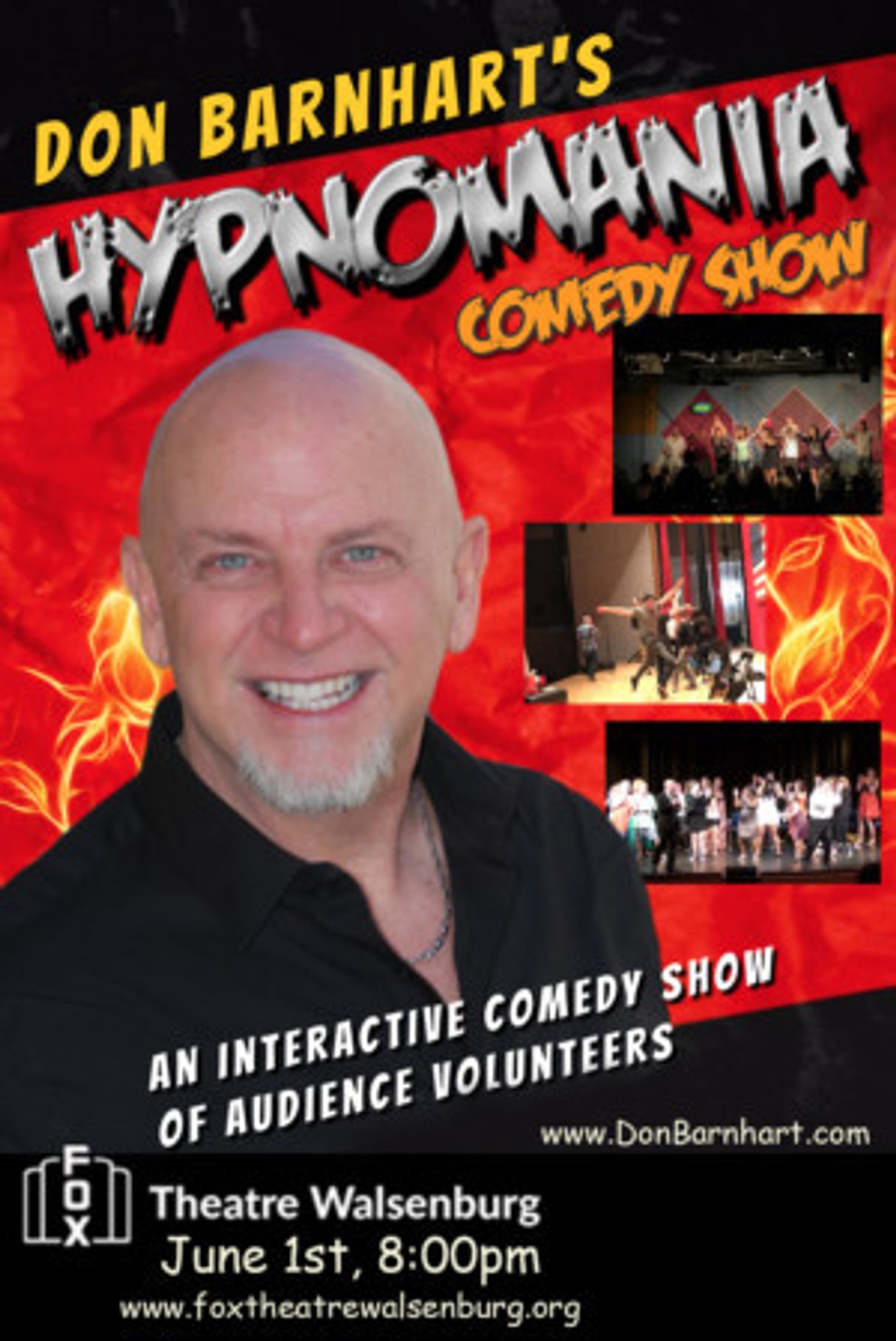 Don Barnhart's HYPNOMANIA Show Comes To Fox Theatre In Walsenburg  Image