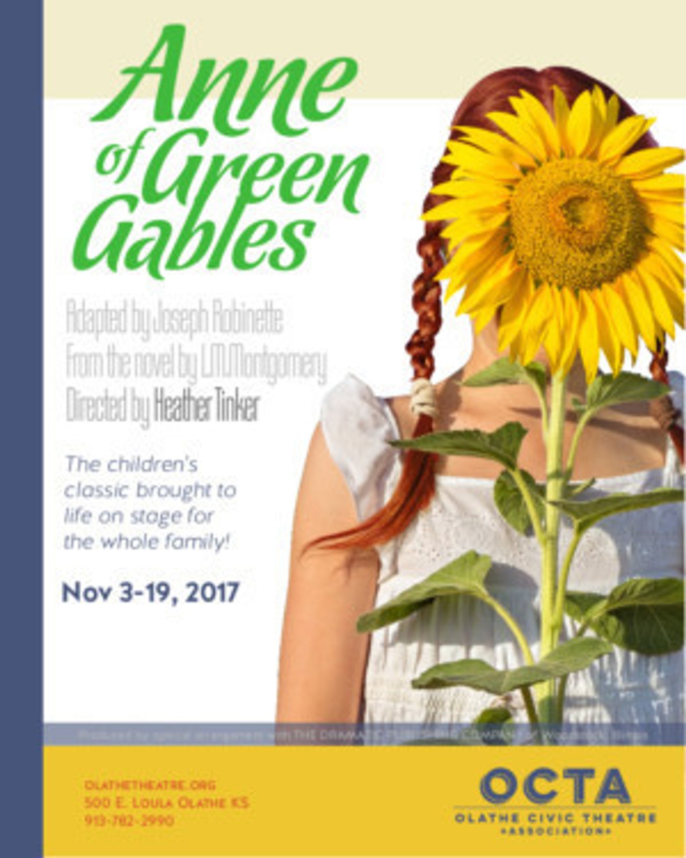 Olathe Civic Theatre Association To Present ANNE OF GREEN GABLES Next Month  Image