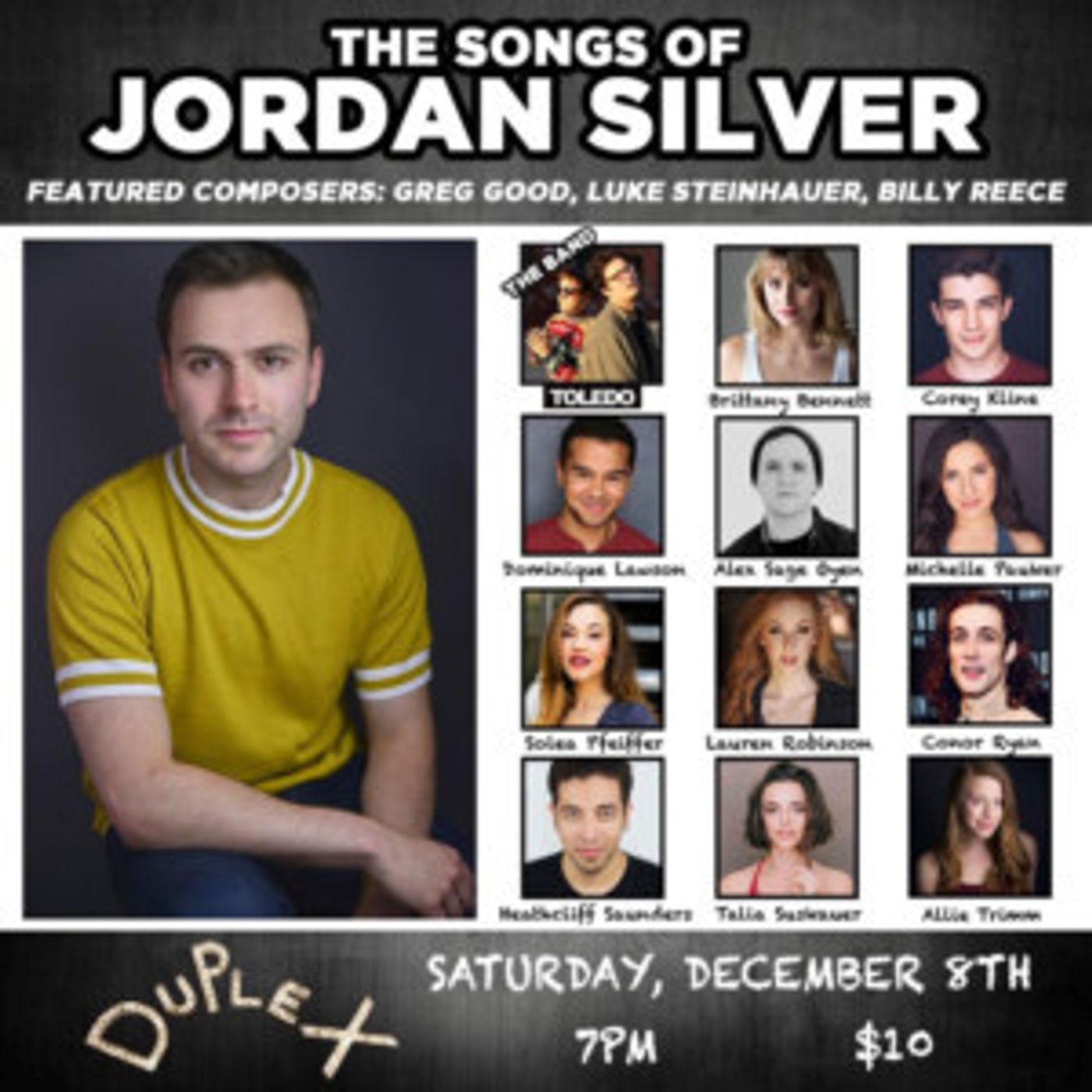 THE SONGS OF JORDAN SILVER Comes to Duplex Cabaret Theatre  Image