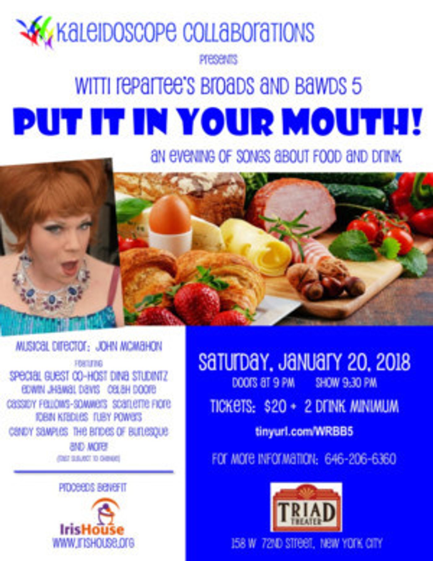 Witti Repartee Brings Bawds and Broads with PUT IT IN YOUR MOUTH  Image