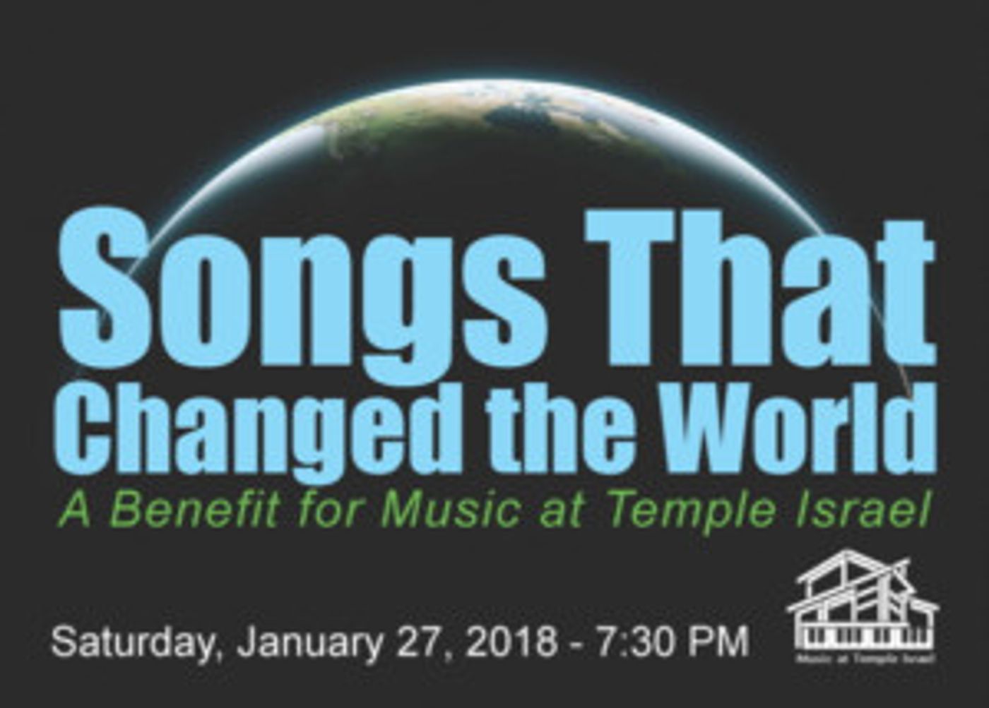 Temple Israel Of New Rochelle Presents Songs That Changed The World Concert  Image