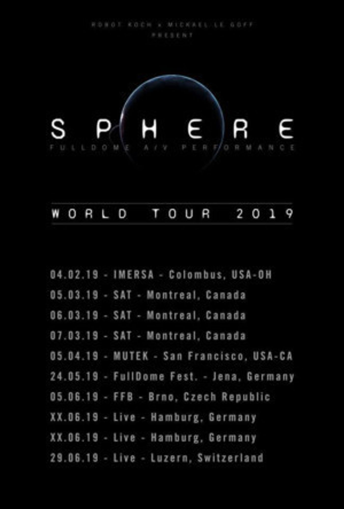 Robot Koch Announces 'Sphere' World Tour  Image