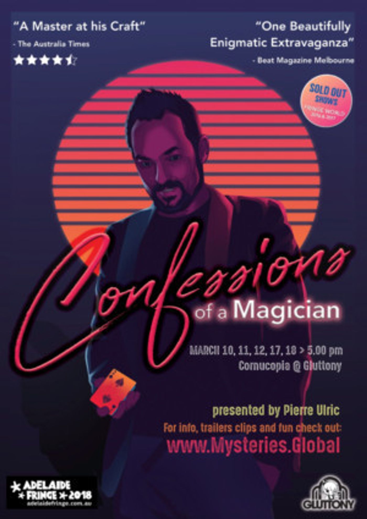 CONFESSIONS OF A MAGICIAN Comes to Adelaide Fringe  Image