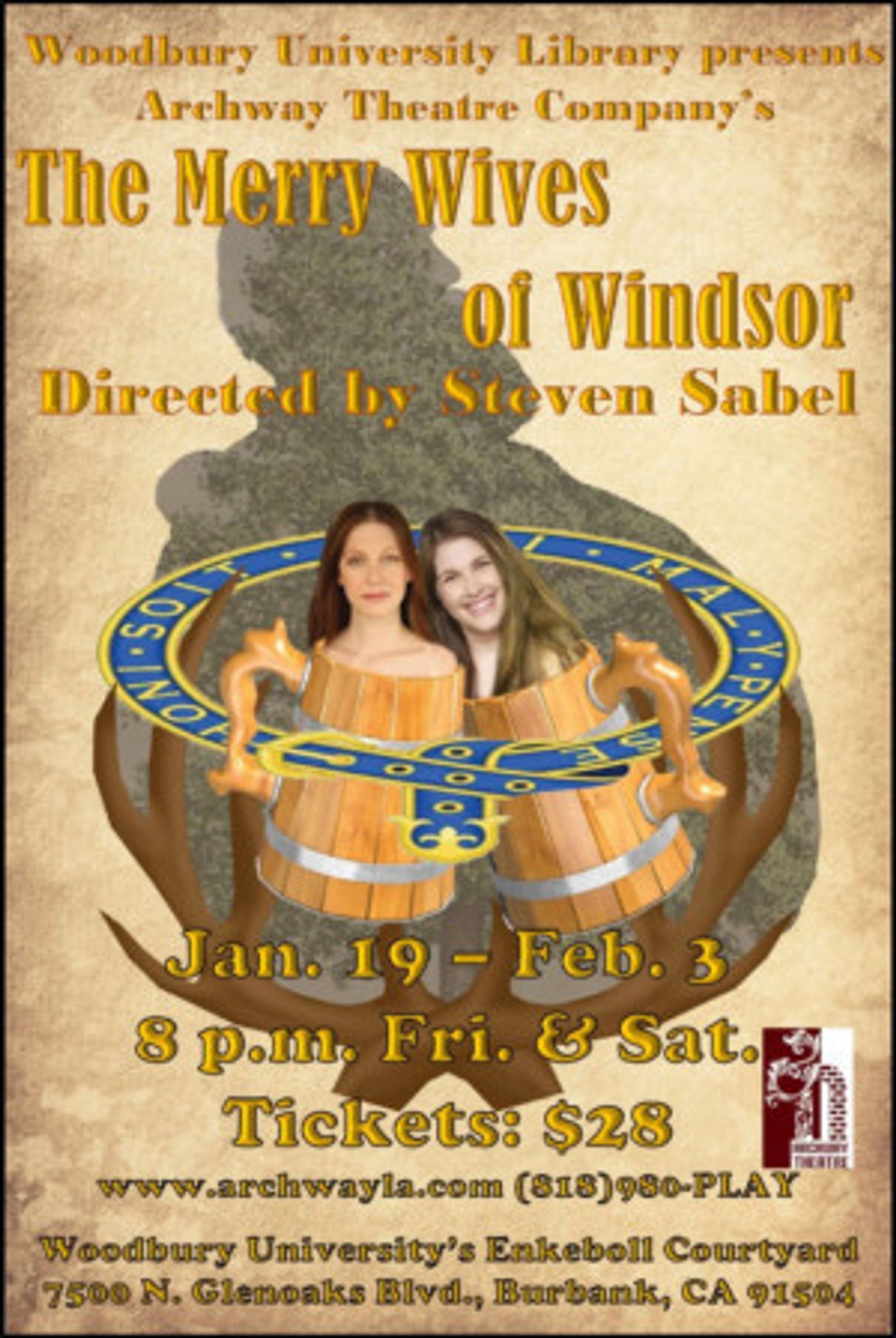 Archway Company Creates 'Garter Inn' For MERRY WIVES... Production  Image